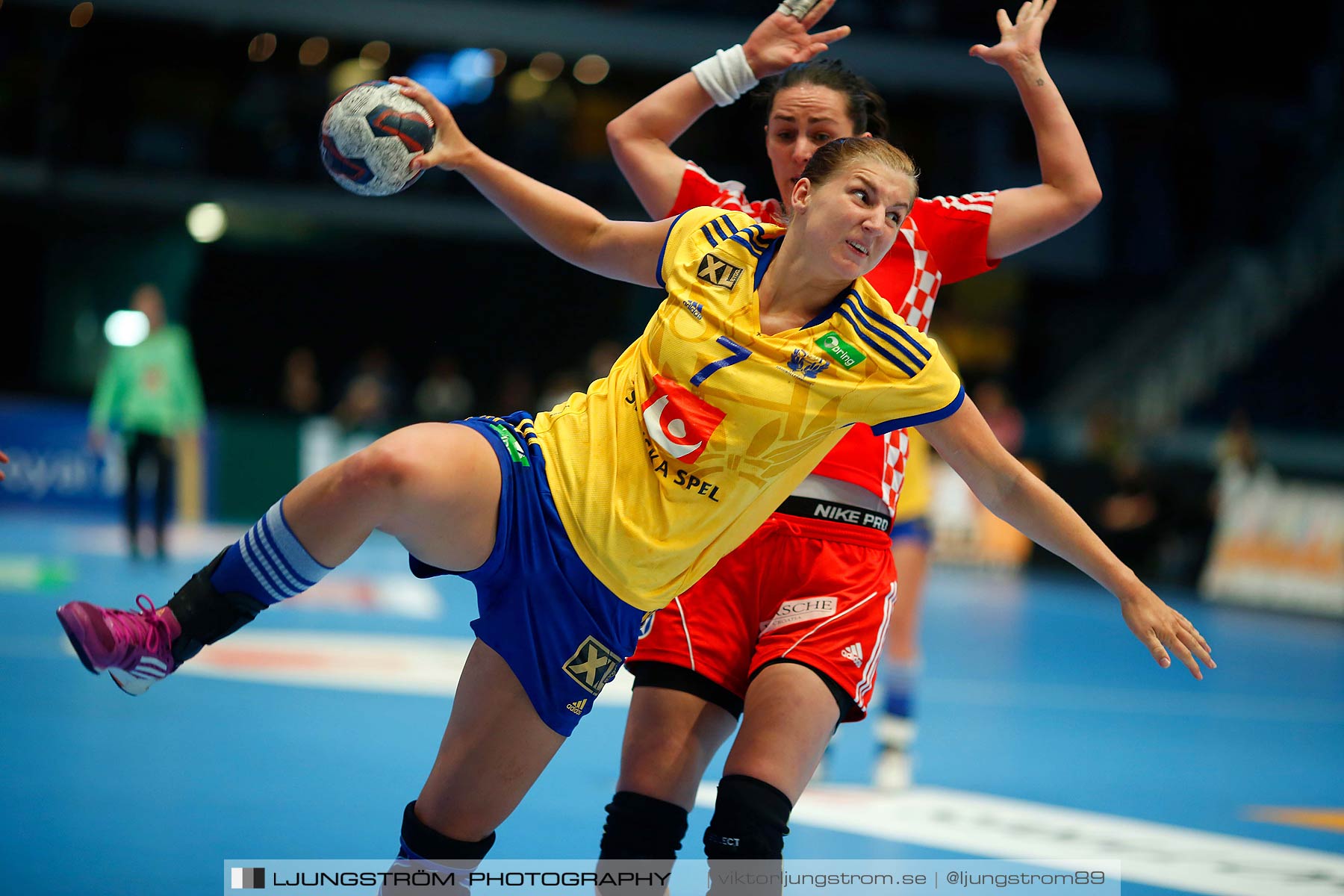 VM-kval Sverige-Kroatien 27-21,dam,Hovet,Stockholm,Sverige,Handboll,,2015,154147