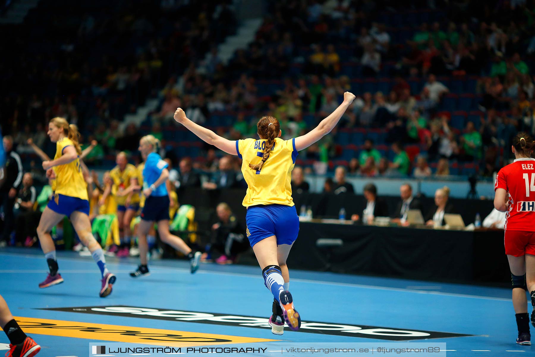 VM-kval Sverige-Kroatien 27-21,dam,Hovet,Stockholm,Sverige,Handboll,,2015,154149