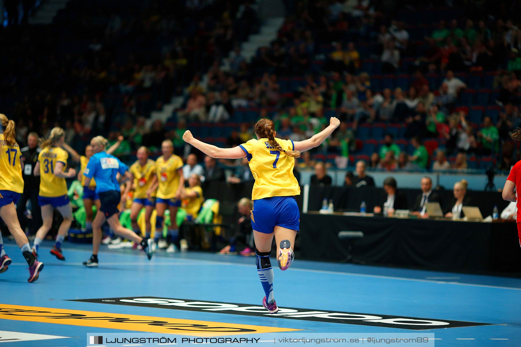 VM-kval Sverige-Kroatien 27-21,dam,Hovet,Stockholm,Sverige,Handboll,,2015,154151