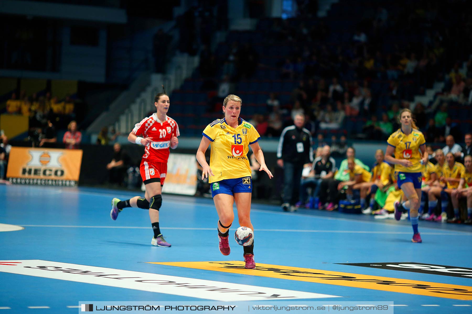 VM-kval Sverige-Kroatien 27-21,dam,Hovet,Stockholm,Sverige,Handboll,,2015,154158