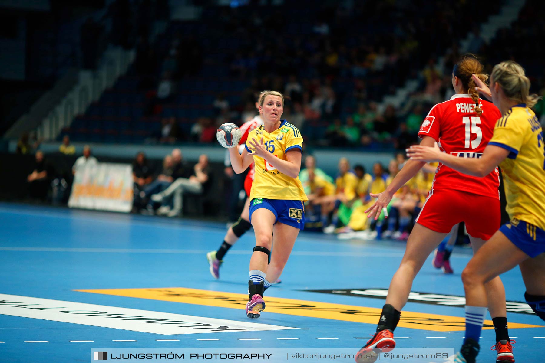 VM-kval Sverige-Kroatien 27-21,dam,Hovet,Stockholm,Sverige,Handboll,,2015,154161