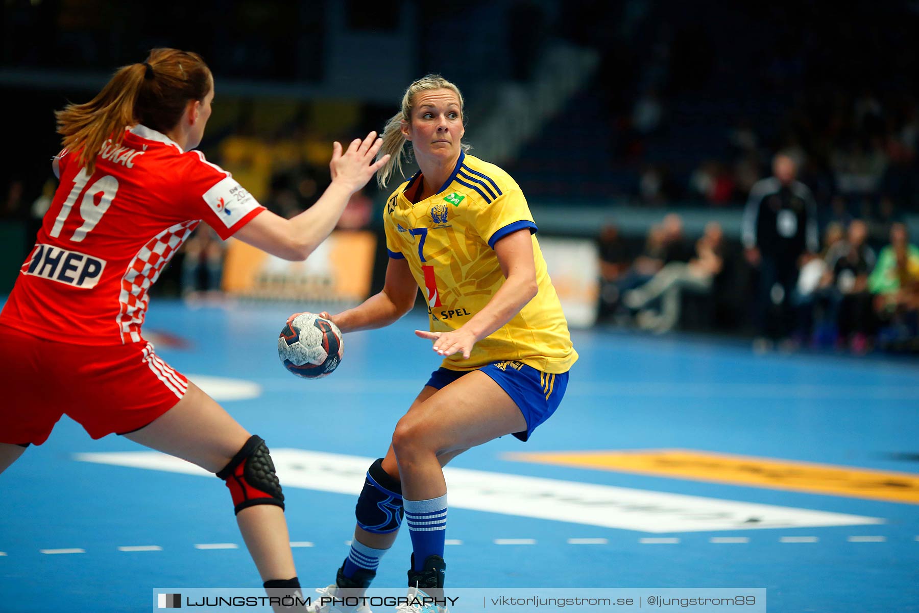 VM-kval Sverige-Kroatien 27-21,dam,Hovet,Stockholm,Sverige,Handboll,,2015,154165