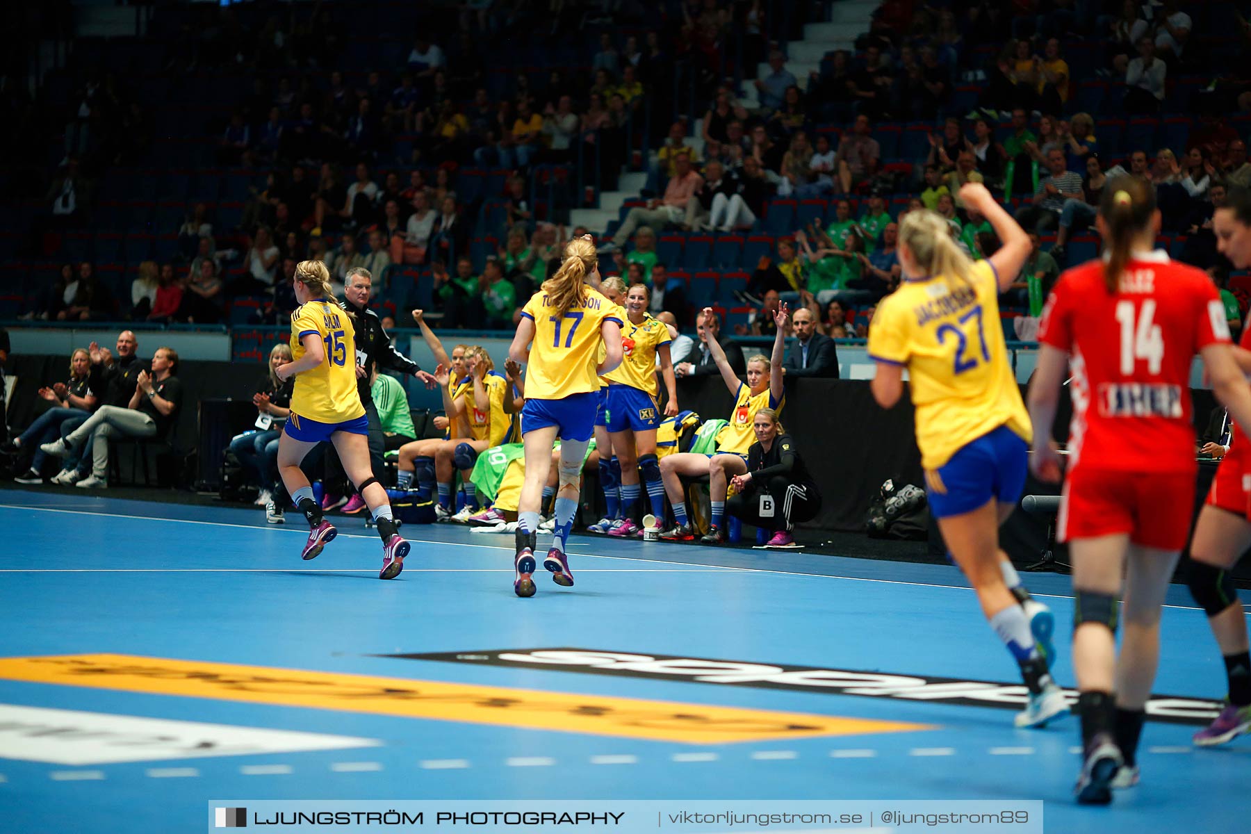 VM-kval Sverige-Kroatien 27-21,dam,Hovet,Stockholm,Sverige,Handboll,,2015,154170