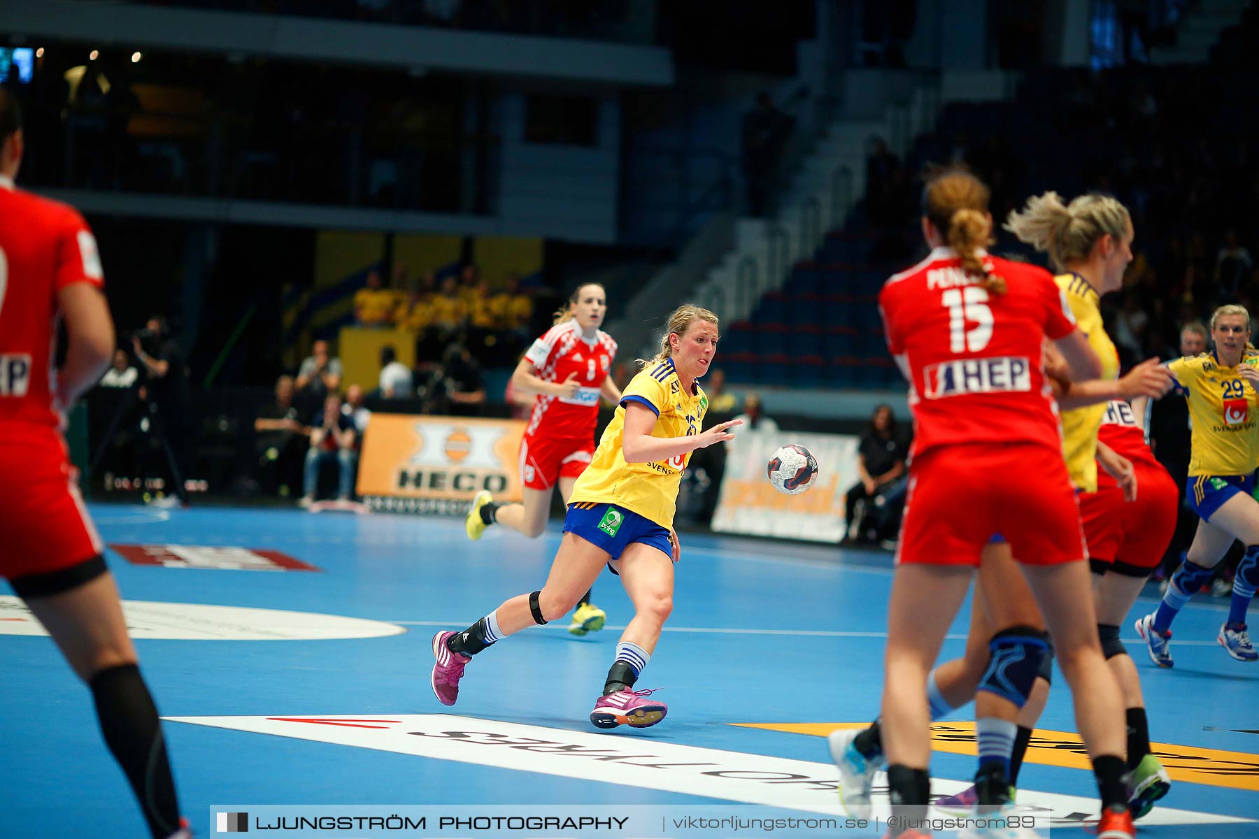 VM-kval Sverige-Kroatien 27-21,dam,Hovet,Stockholm,Sverige,Handboll,,2015,154173