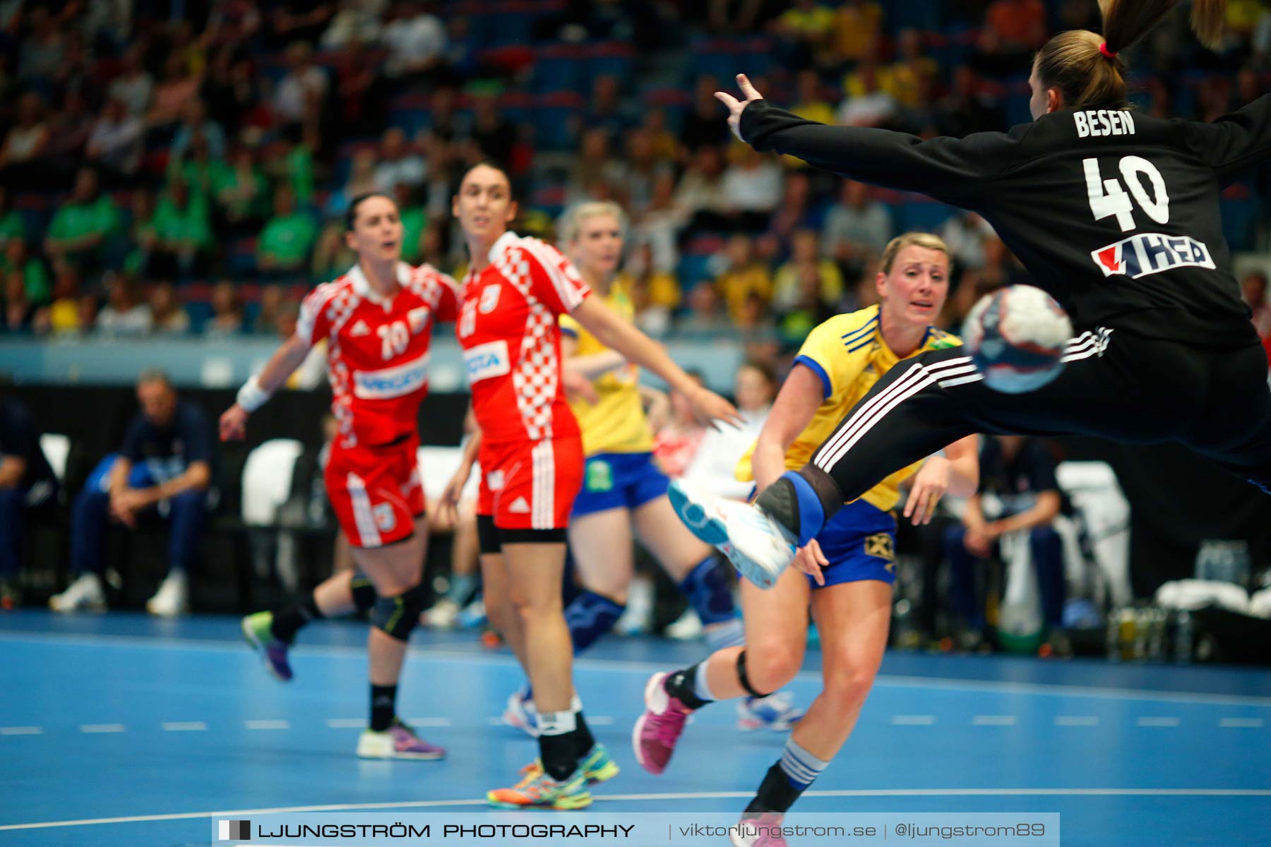 VM-kval Sverige-Kroatien 27-21,dam,Hovet,Stockholm,Sverige,Handboll,,2015,154182