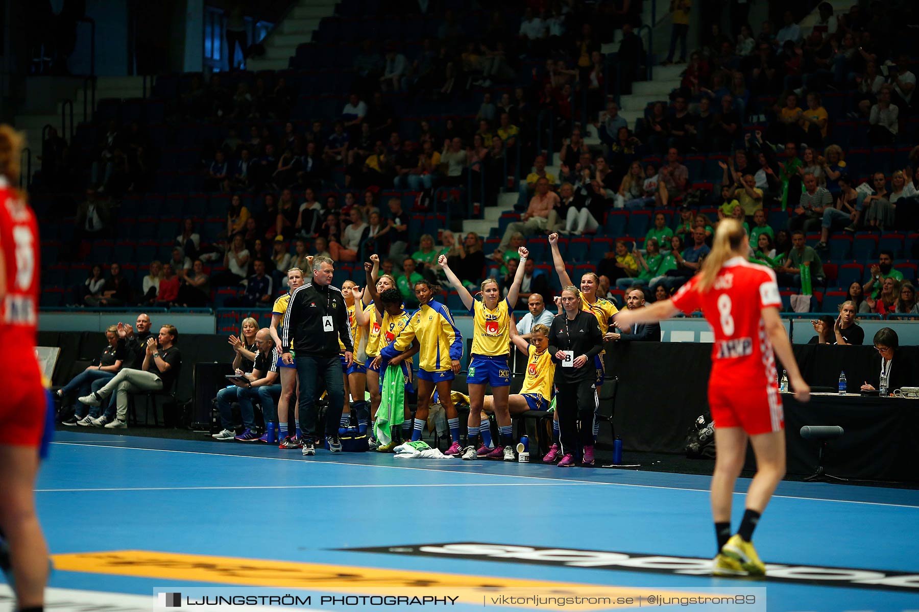 VM-kval Sverige-Kroatien 27-21,dam,Hovet,Stockholm,Sverige,Handboll,,2015,154183