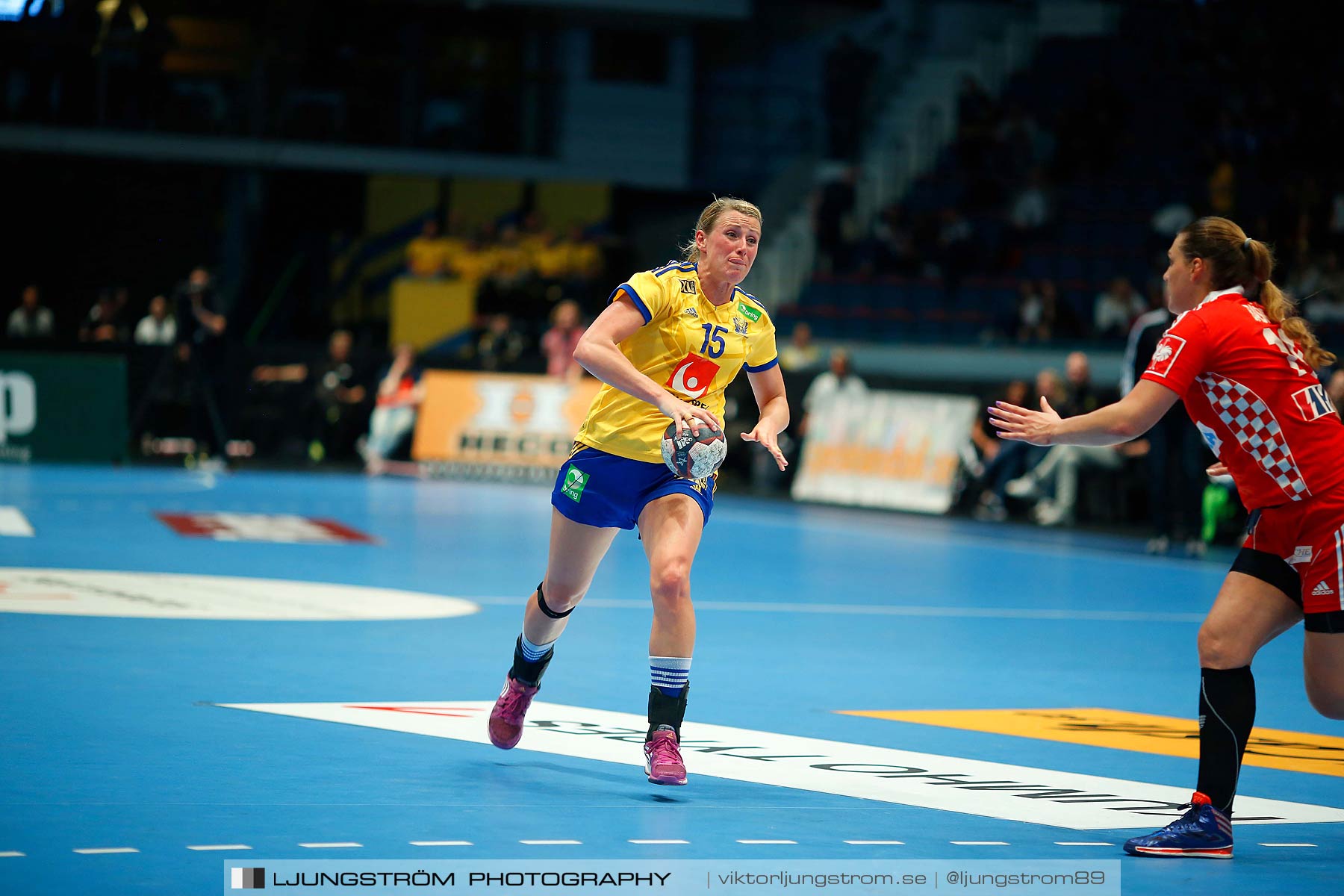 VM-kval Sverige-Kroatien 27-21,dam,Hovet,Stockholm,Sverige,Handboll,,2015,154196