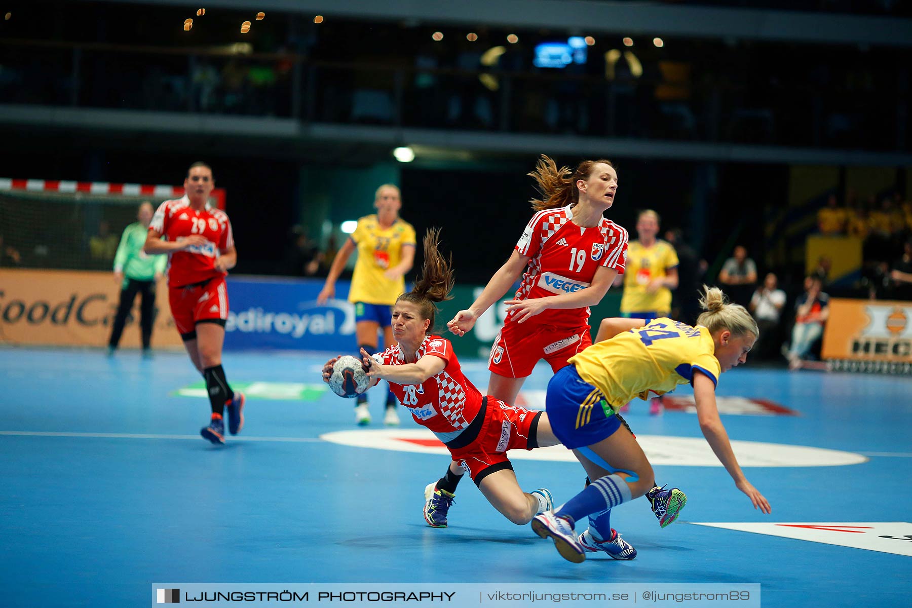 VM-kval Sverige-Kroatien 27-21,dam,Hovet,Stockholm,Sverige,Handboll,,2015,154217