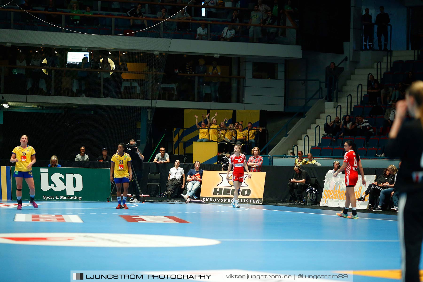 VM-kval Sverige-Kroatien 27-21,dam,Hovet,Stockholm,Sverige,Handboll,,2015,154221