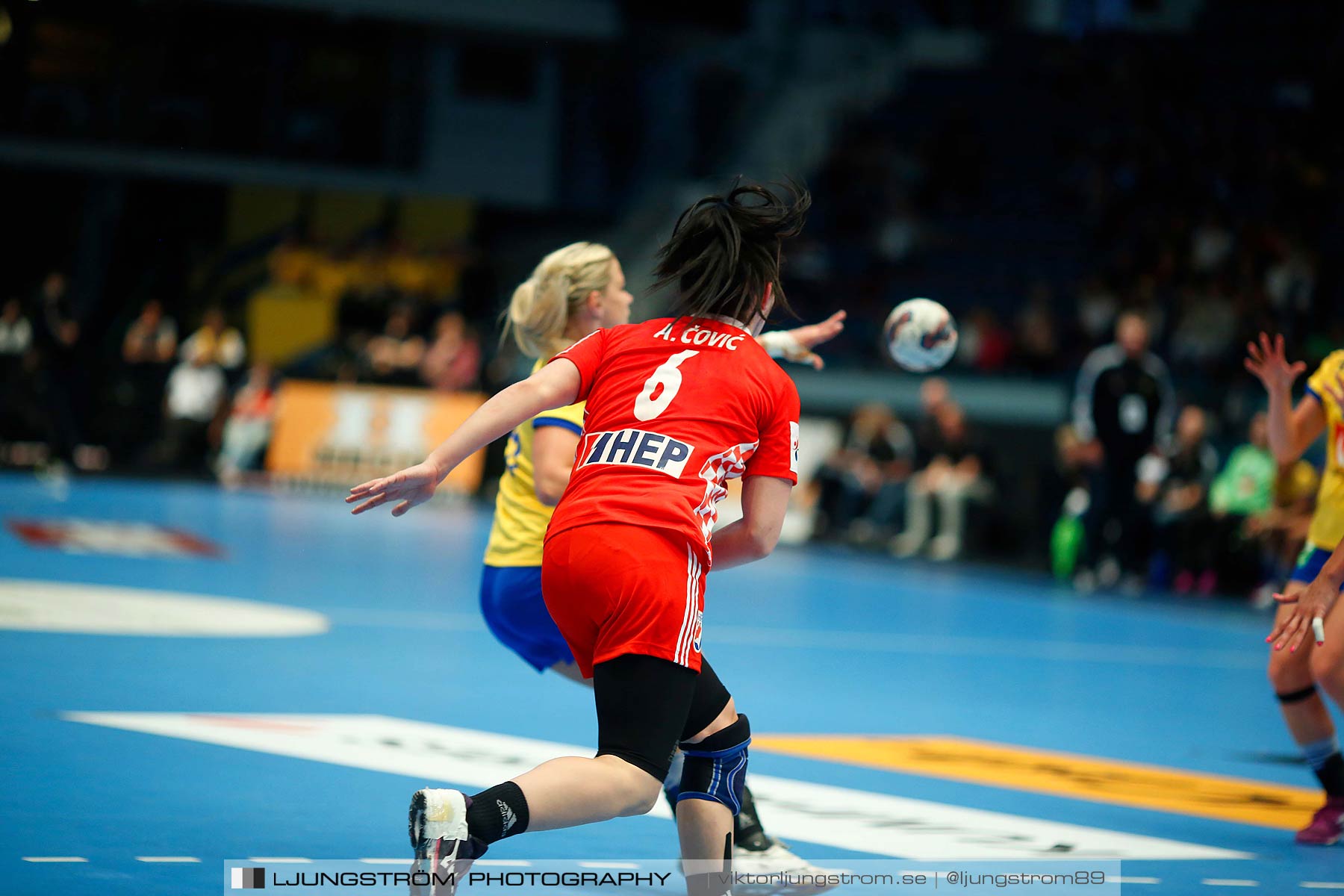 VM-kval Sverige-Kroatien 27-21,dam,Hovet,Stockholm,Sverige,Handboll,,2015,154235