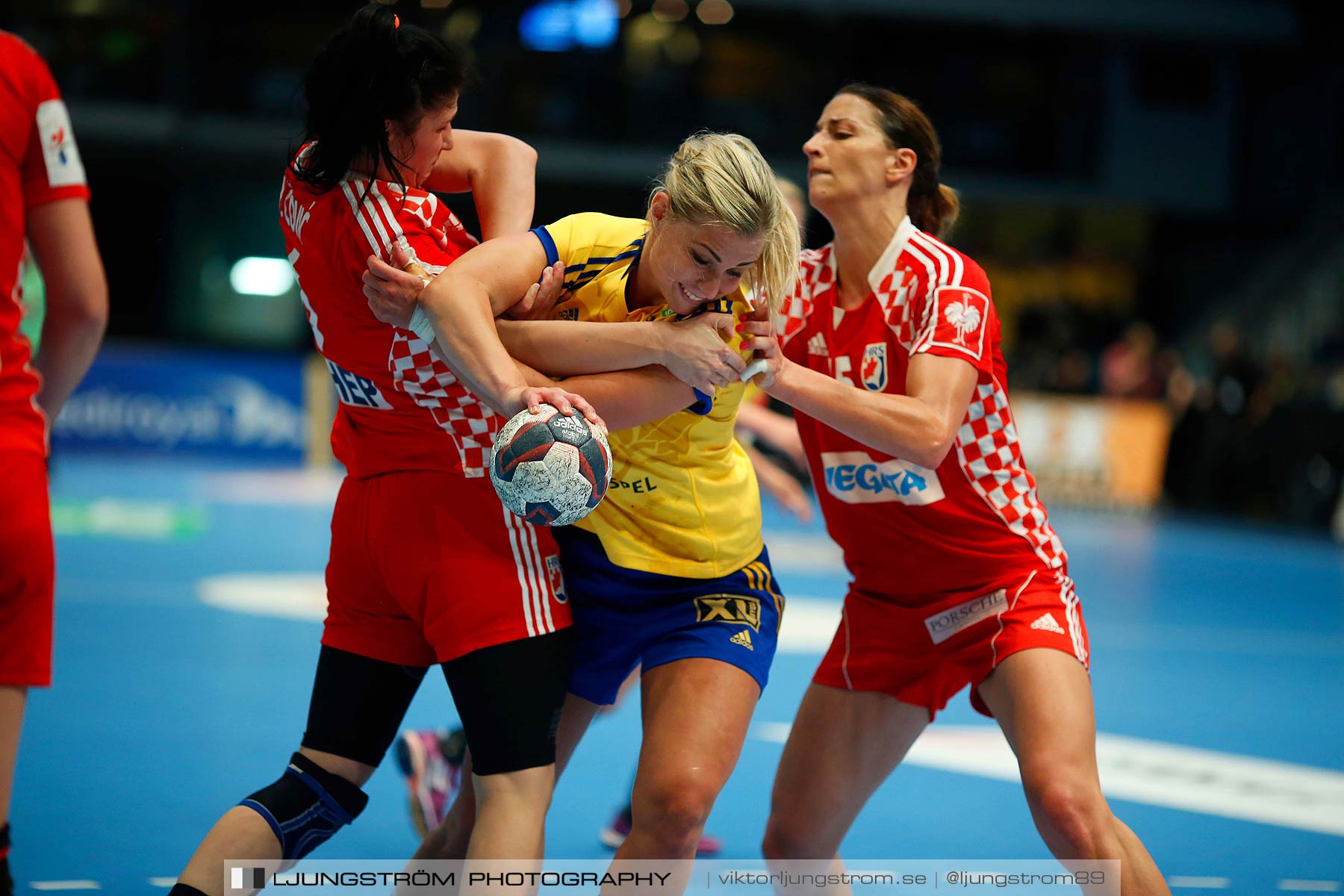 VM-kval Sverige-Kroatien 27-21,dam,Hovet,Stockholm,Sverige,Handboll,,2015,154250