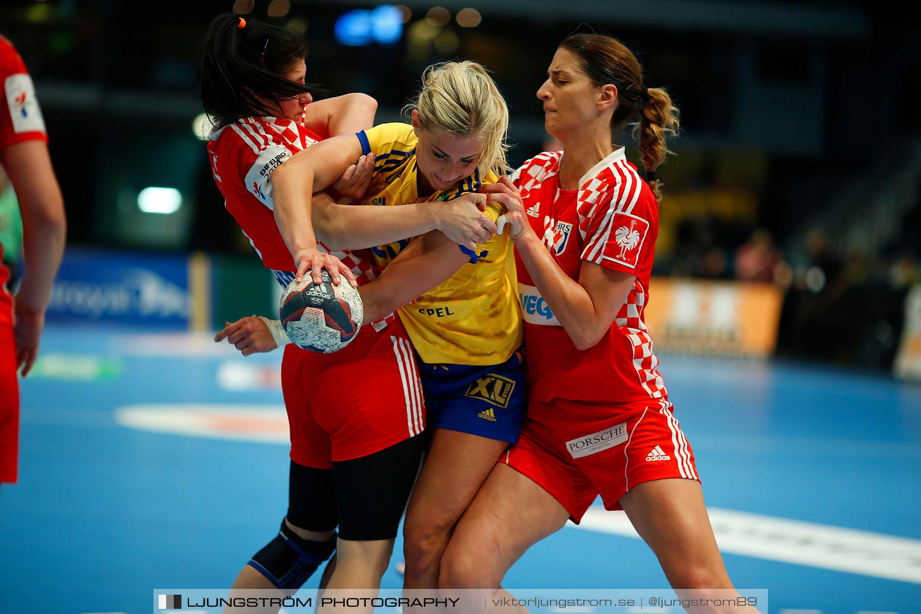 VM-kval Sverige-Kroatien 27-21,dam,Hovet,Stockholm,Sverige,Handboll,,2015,154251