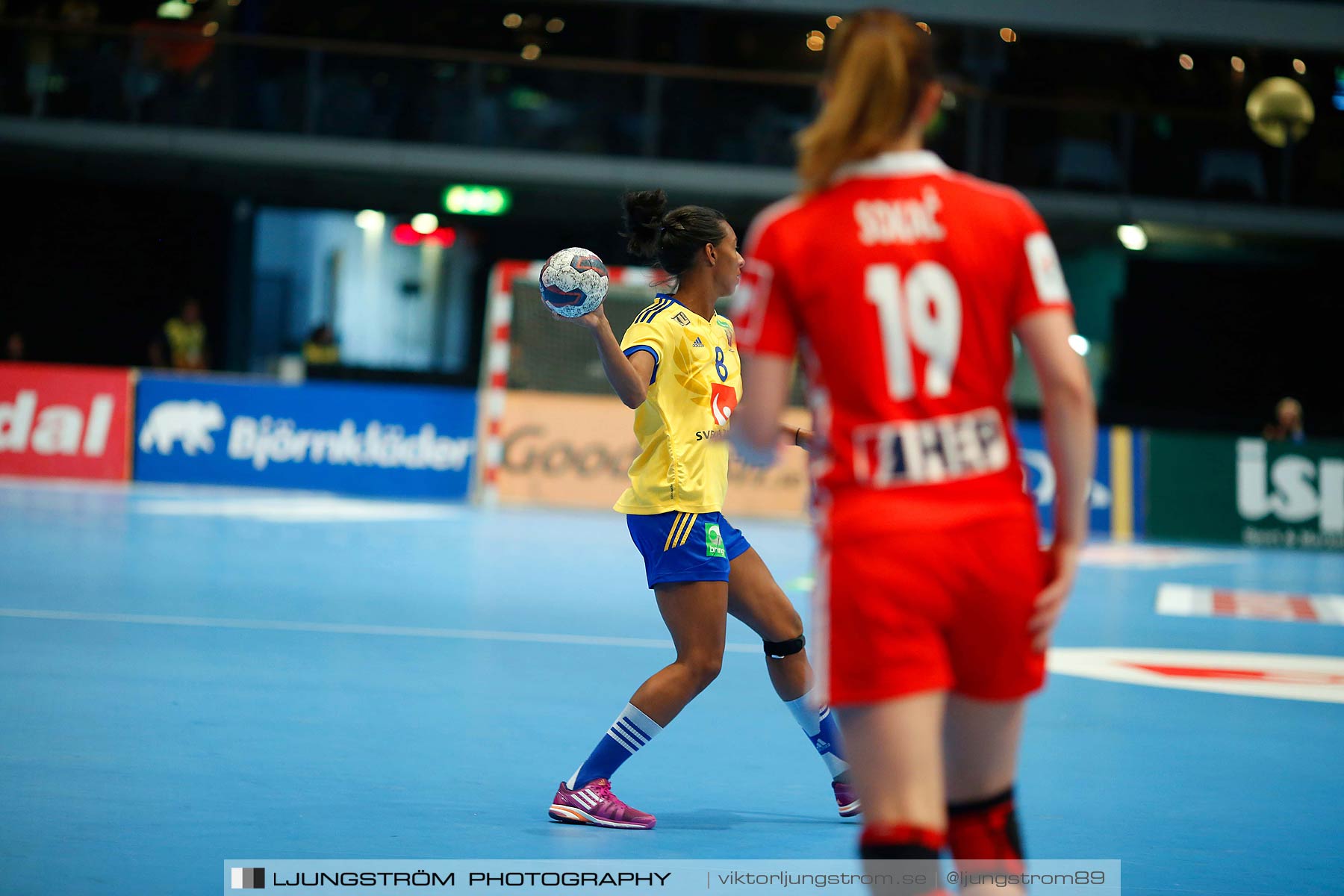 VM-kval Sverige-Kroatien 27-21,dam,Hovet,Stockholm,Sverige,Handboll,,2015,154275