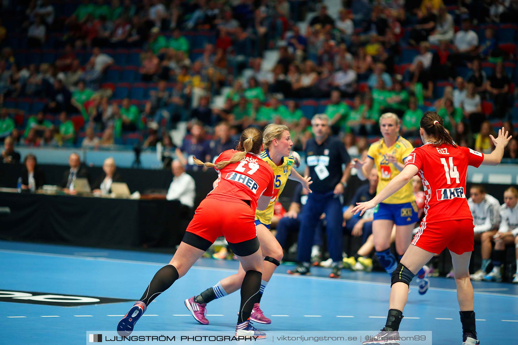 VM-kval Sverige-Kroatien 27-21,dam,Hovet,Stockholm,Sverige,Handboll,,2015,154278