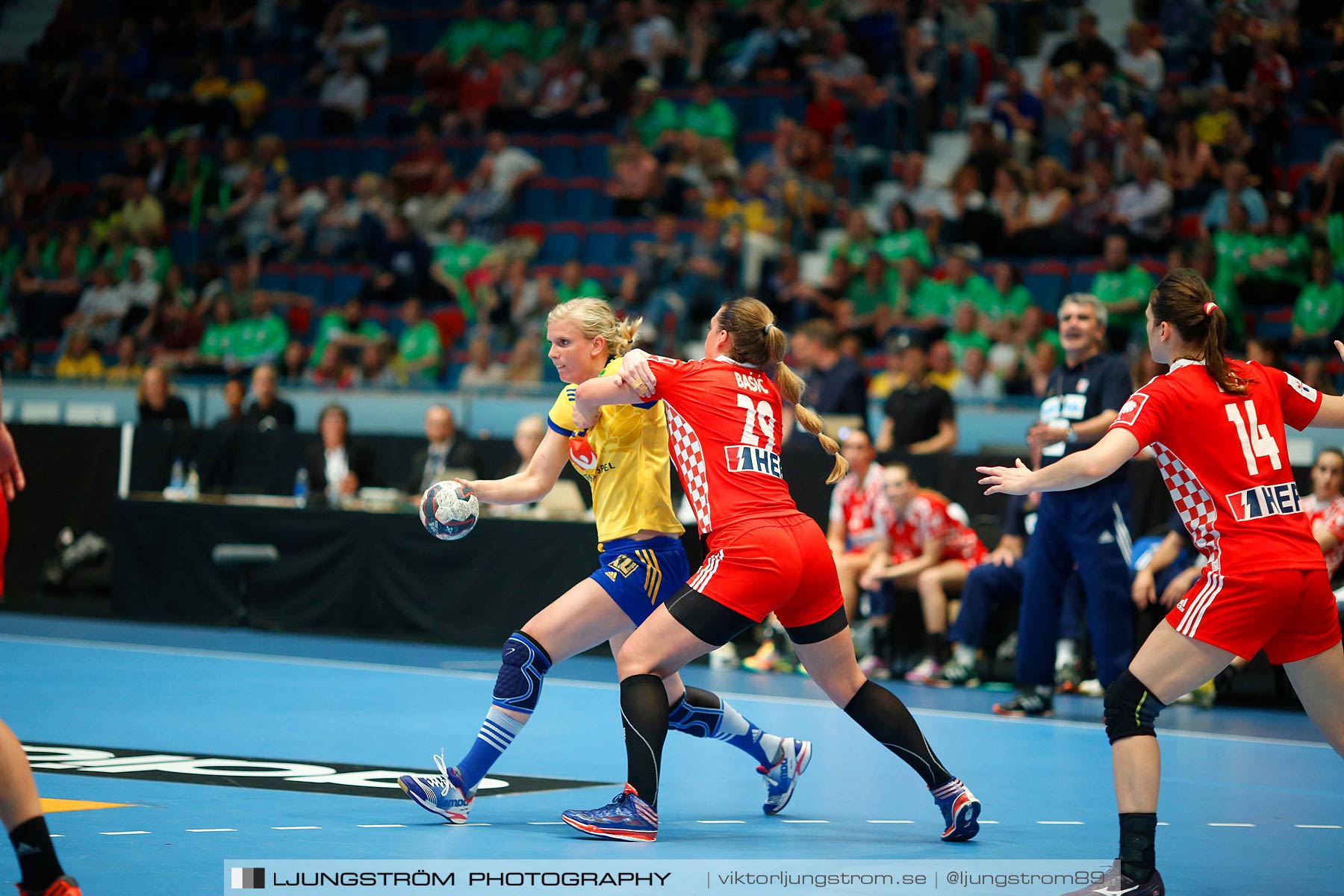 VM-kval Sverige-Kroatien 27-21,dam,Hovet,Stockholm,Sverige,Handboll,,2015,154279