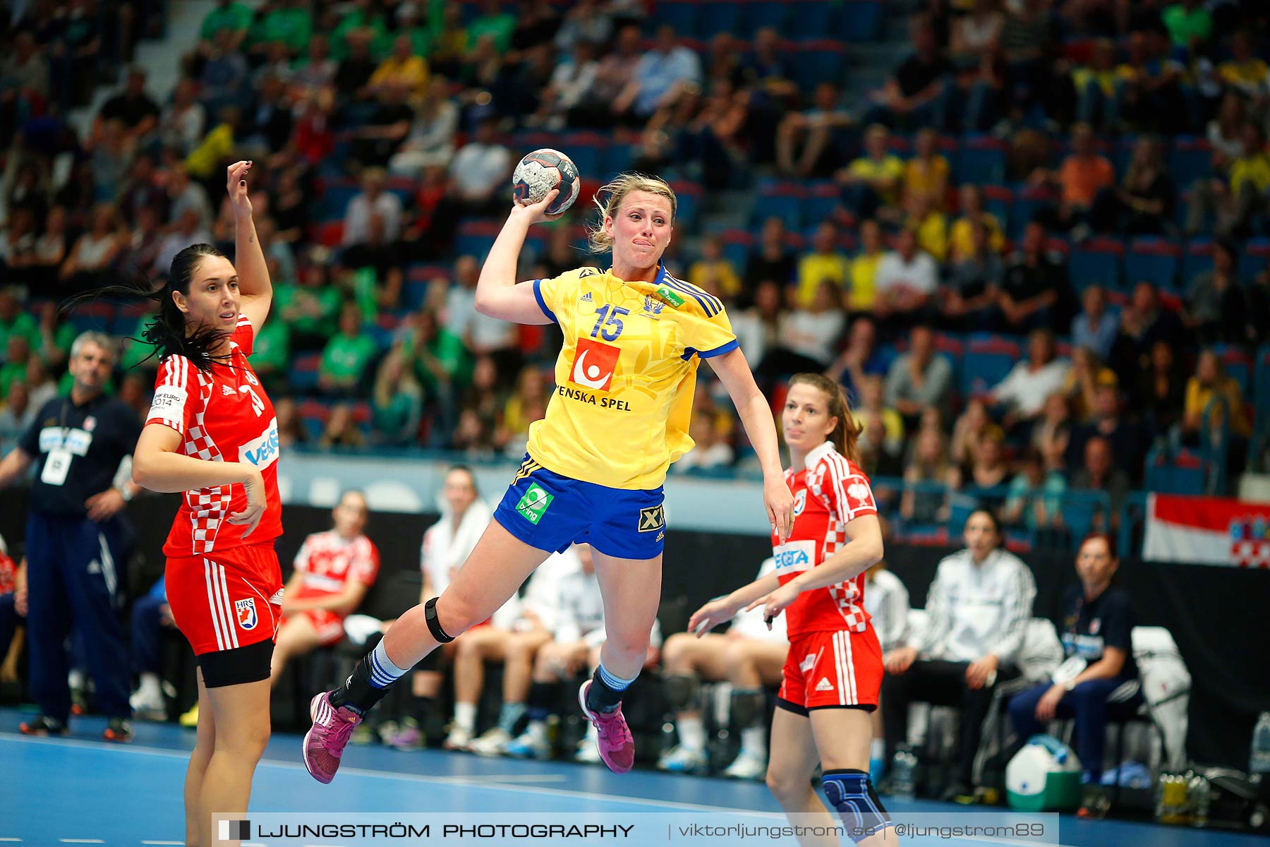 VM-kval Sverige-Kroatien 27-21,dam,Hovet,Stockholm,Sverige,Handboll,,2015,154290