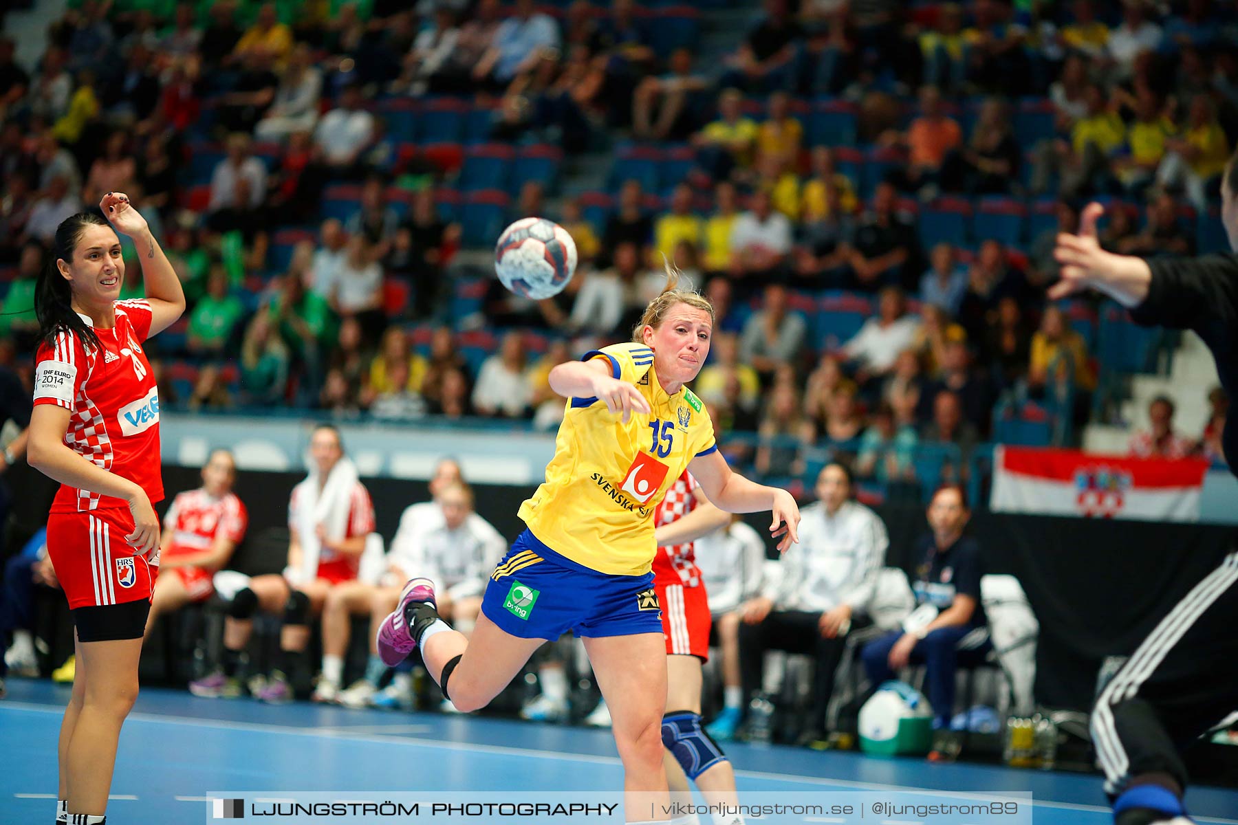 VM-kval Sverige-Kroatien 27-21,dam,Hovet,Stockholm,Sverige,Handboll,,2015,154291