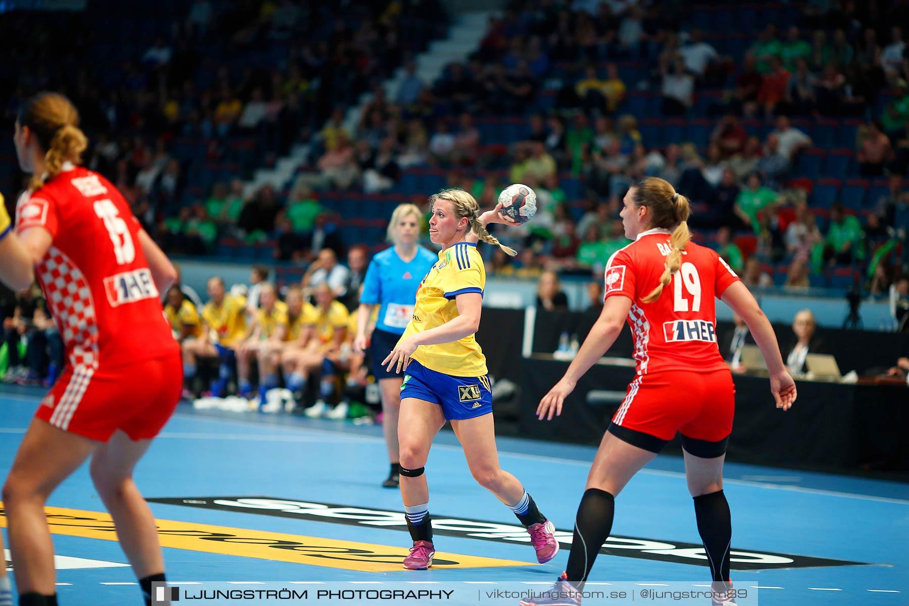 VM-kval Sverige-Kroatien 27-21,dam,Hovet,Stockholm,Sverige,Handboll,,2015,154294