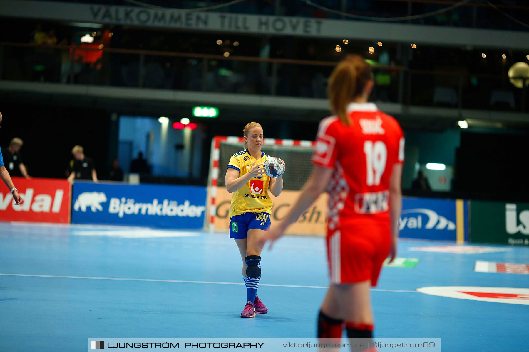 VM-kval Sverige-Kroatien 27-21,dam,Hovet,Stockholm,Sverige,Handboll,,2015,154296