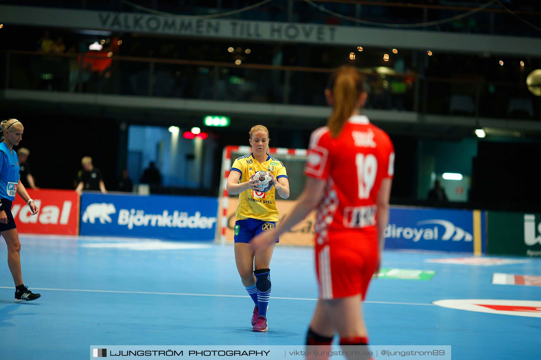 VM-kval Sverige-Kroatien 27-21,dam,Hovet,Stockholm,Sverige,Handboll,,2015,154297