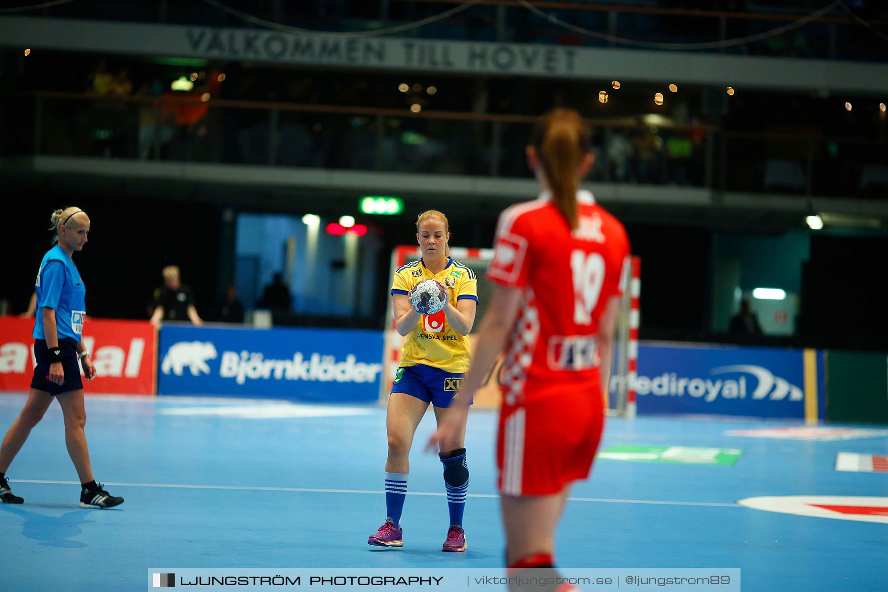 VM-kval Sverige-Kroatien 27-21,dam,Hovet,Stockholm,Sverige,Handboll,,2015,154298