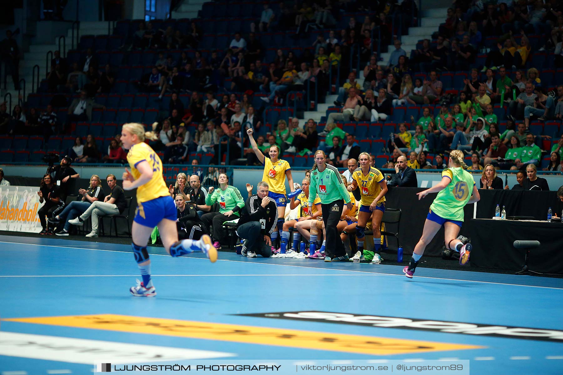 VM-kval Sverige-Kroatien 27-21,dam,Hovet,Stockholm,Sverige,Handboll,,2015,154306