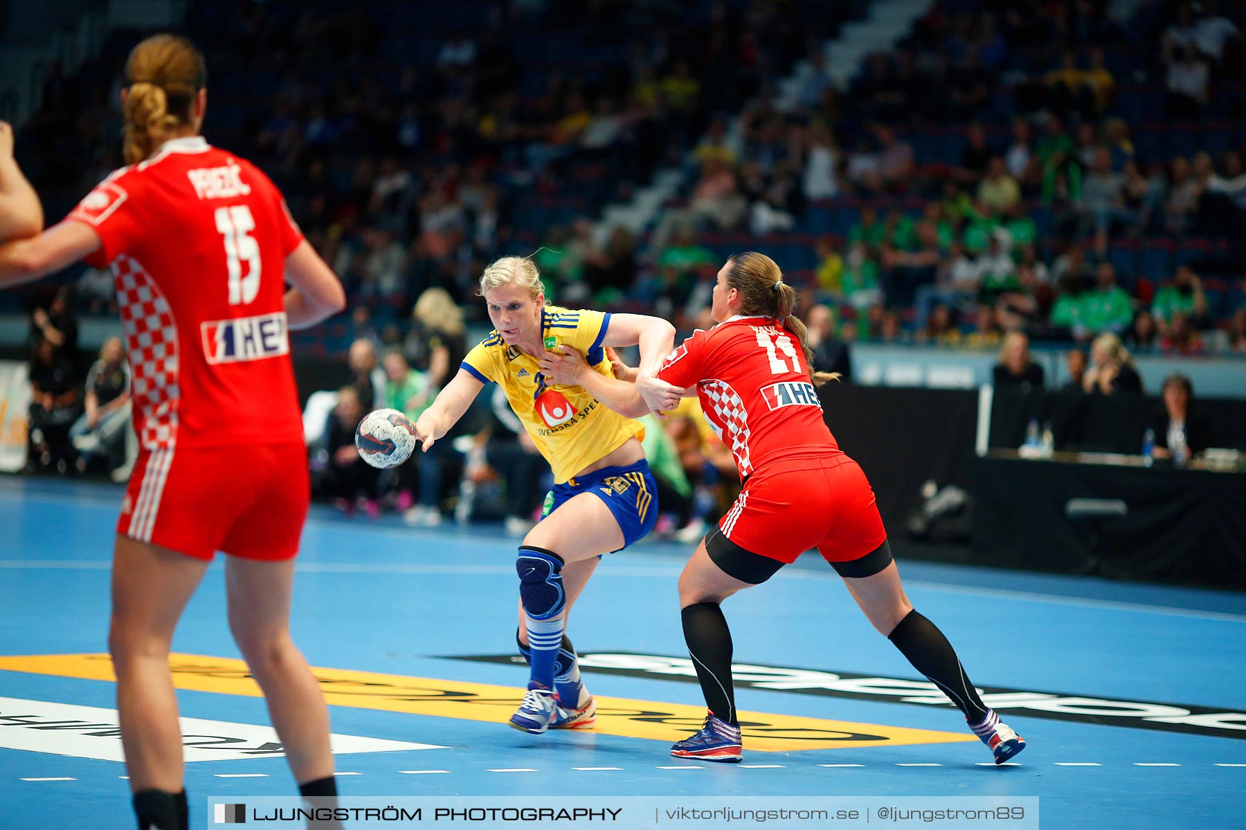 VM-kval Sverige-Kroatien 27-21,dam,Hovet,Stockholm,Sverige,Handboll,,2015,154308