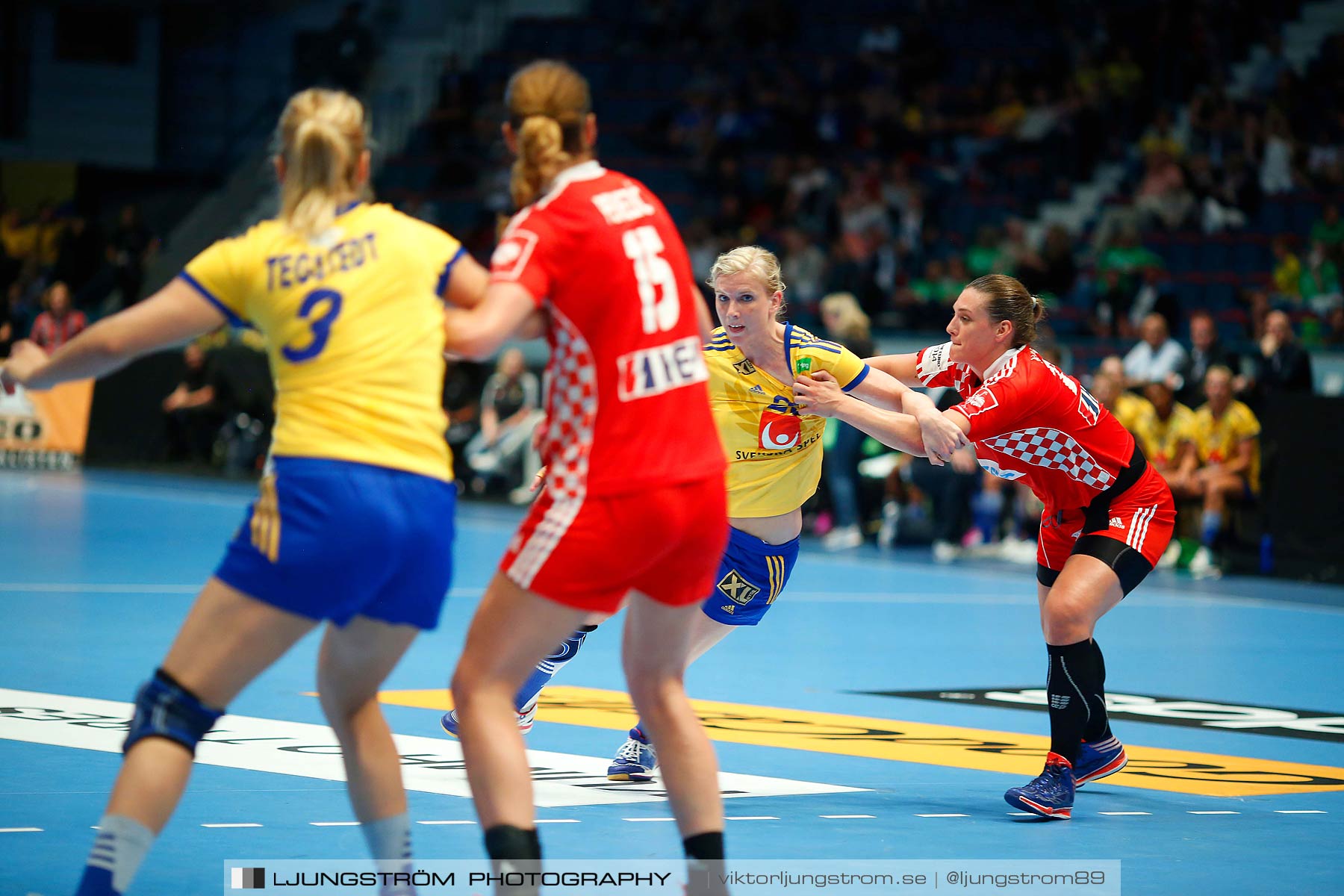 VM-kval Sverige-Kroatien 27-21,dam,Hovet,Stockholm,Sverige,Handboll,,2015,154310