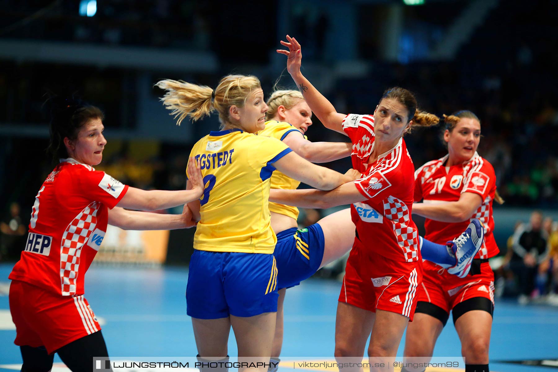 VM-kval Sverige-Kroatien 27-21,dam,Hovet,Stockholm,Sverige,Handboll,,2015,154314