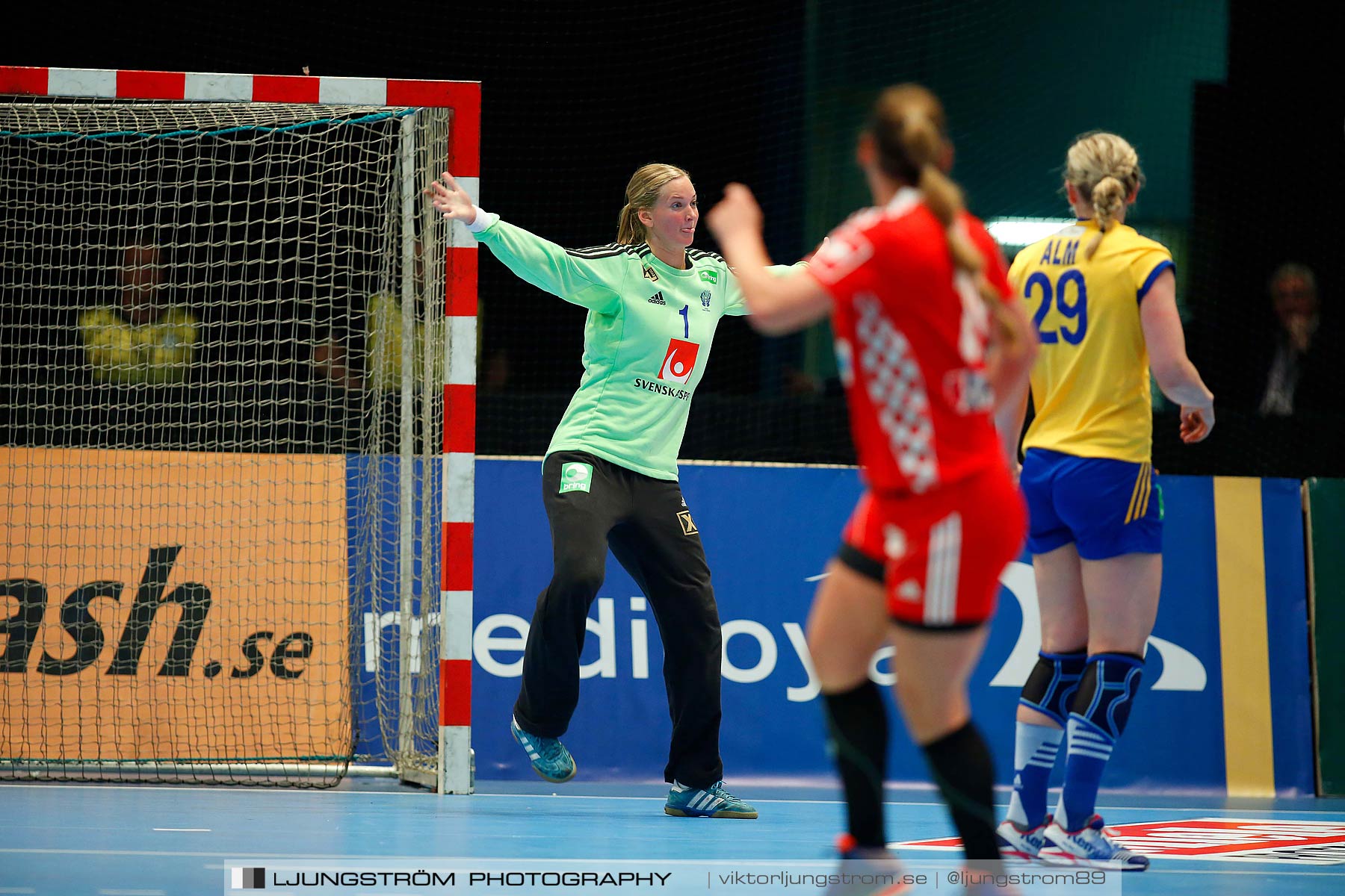 VM-kval Sverige-Kroatien 27-21,dam,Hovet,Stockholm,Sverige,Handboll,,2015,154349