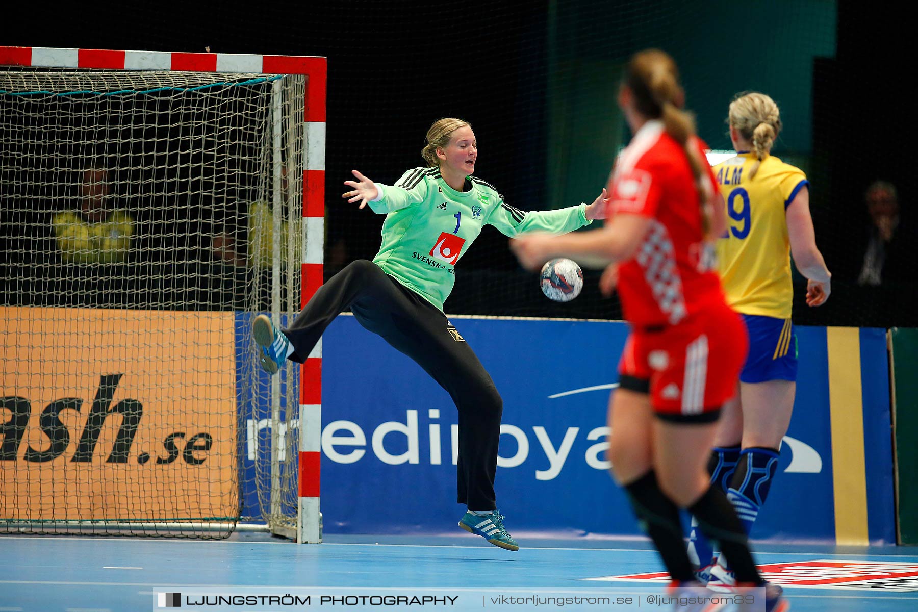 VM-kval Sverige-Kroatien 27-21,dam,Hovet,Stockholm,Sverige,Handboll,,2015,154350