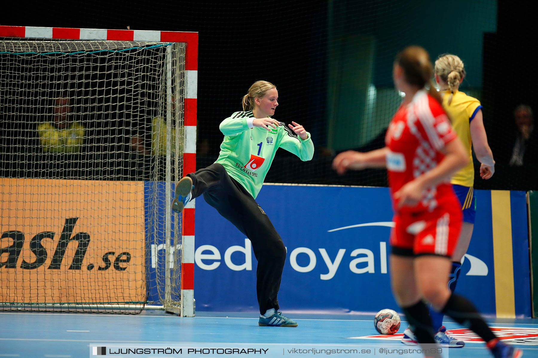 VM-kval Sverige-Kroatien 27-21,dam,Hovet,Stockholm,Sverige,Handboll,,2015,154351