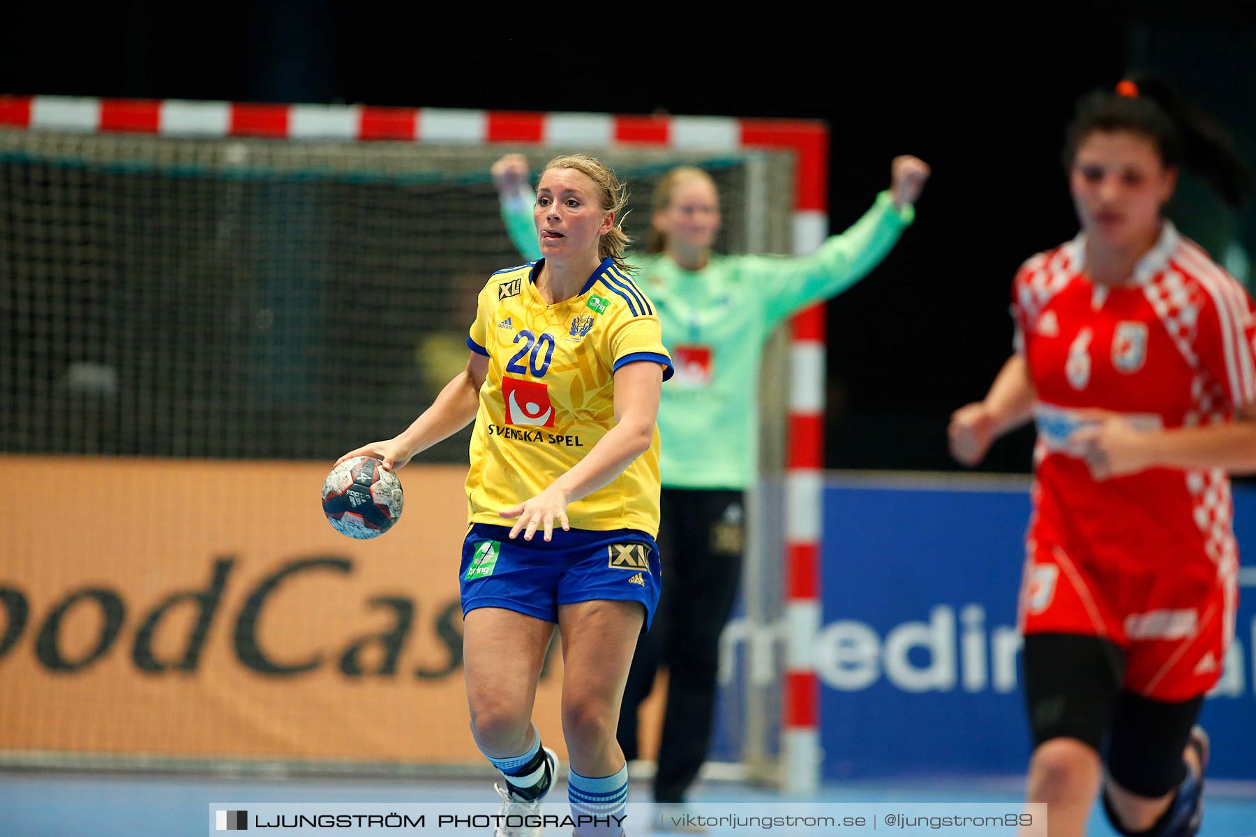 VM-kval Sverige-Kroatien 27-21,dam,Hovet,Stockholm,Sverige,Handboll,,2015,154362