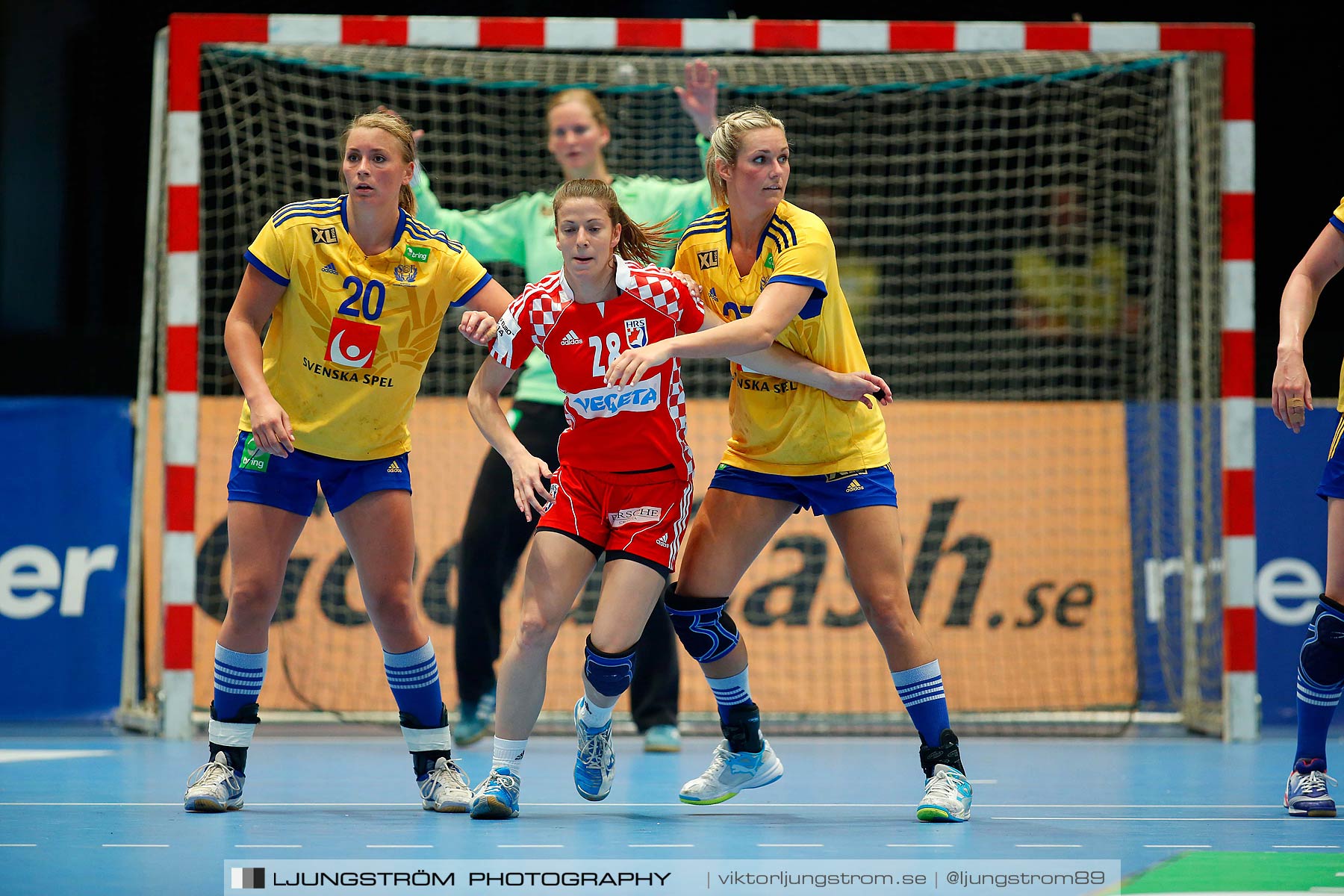 VM-kval Sverige-Kroatien 27-21,dam,Hovet,Stockholm,Sverige,Handboll,,2015,154378