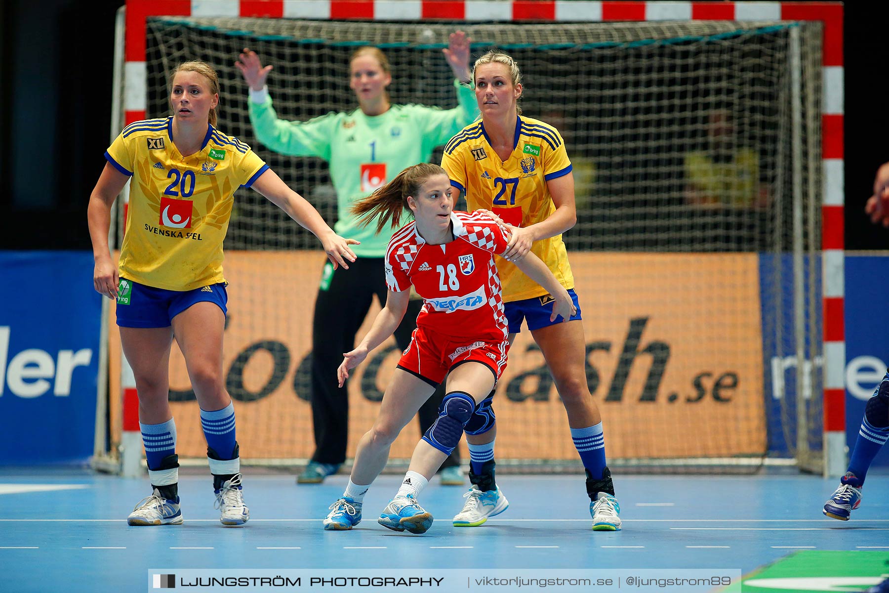 VM-kval Sverige-Kroatien 27-21,dam,Hovet,Stockholm,Sverige,Handboll,,2015,154380