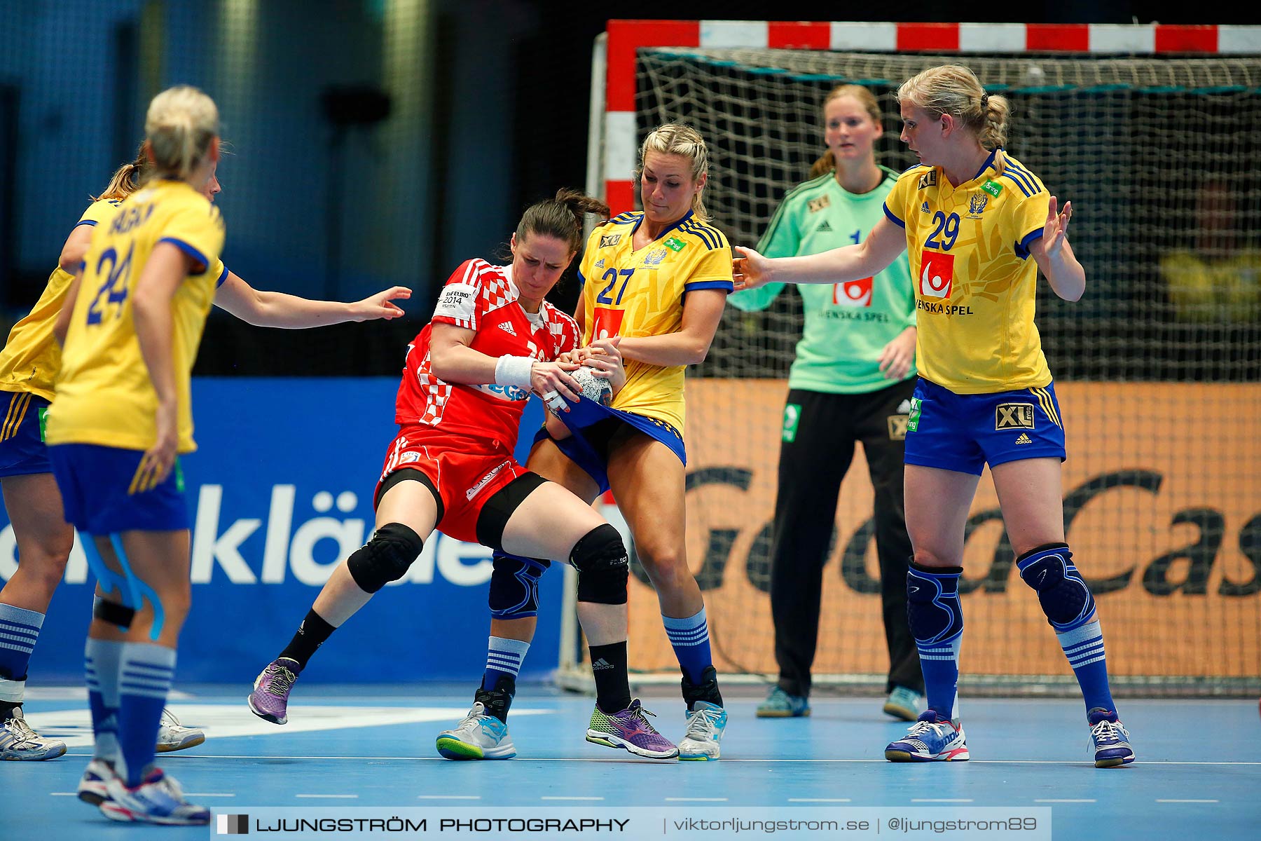 VM-kval Sverige-Kroatien 27-21,dam,Hovet,Stockholm,Sverige,Handboll,,2015,154385