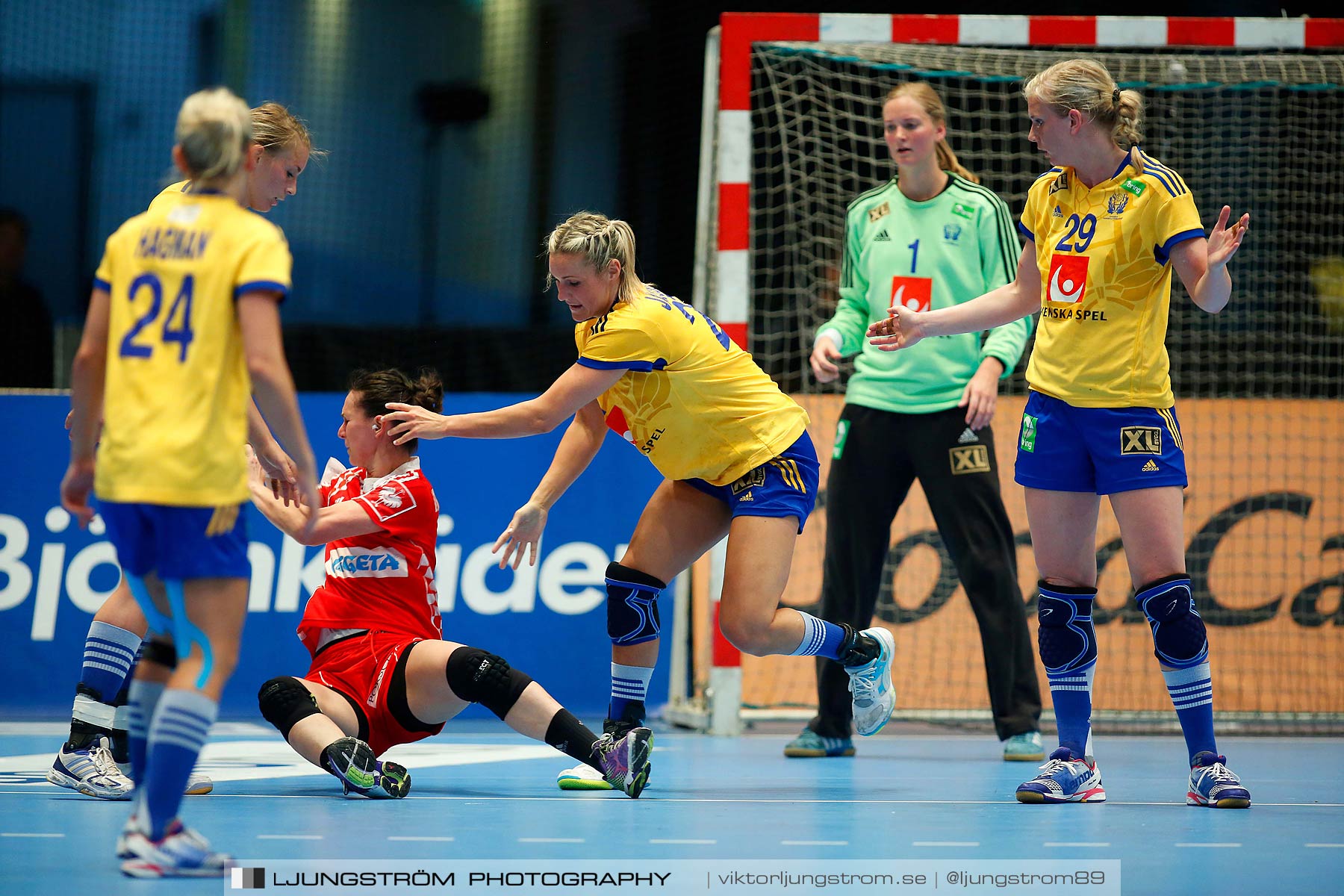 VM-kval Sverige-Kroatien 27-21,dam,Hovet,Stockholm,Sverige,Handboll,,2015,154388