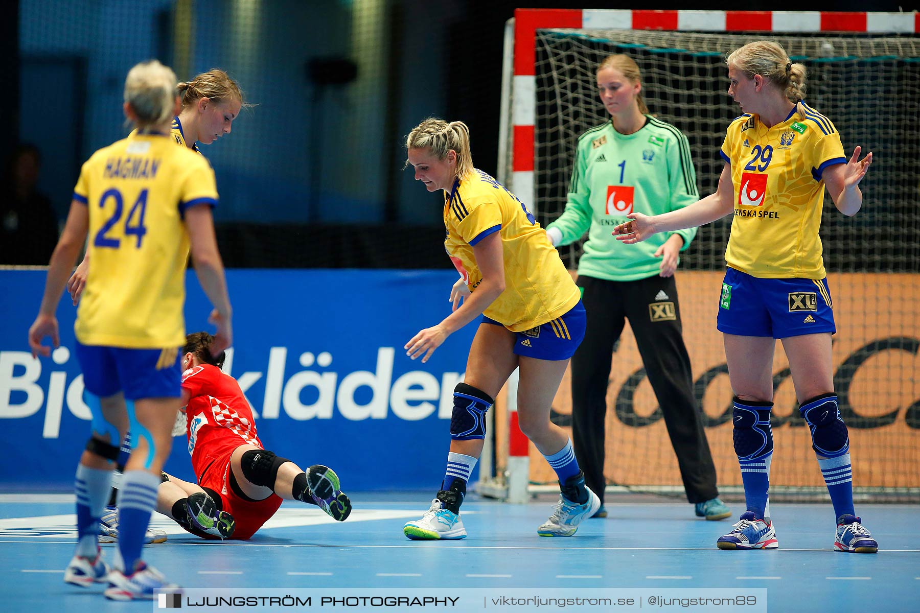 VM-kval Sverige-Kroatien 27-21,dam,Hovet,Stockholm,Sverige,Handboll,,2015,154389