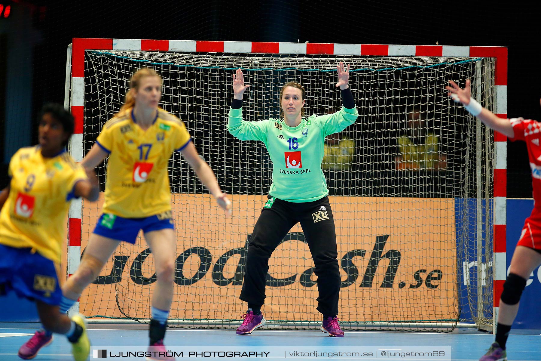 VM-kval Sverige-Kroatien 27-21,dam,Hovet,Stockholm,Sverige,Handboll,,2015,154407