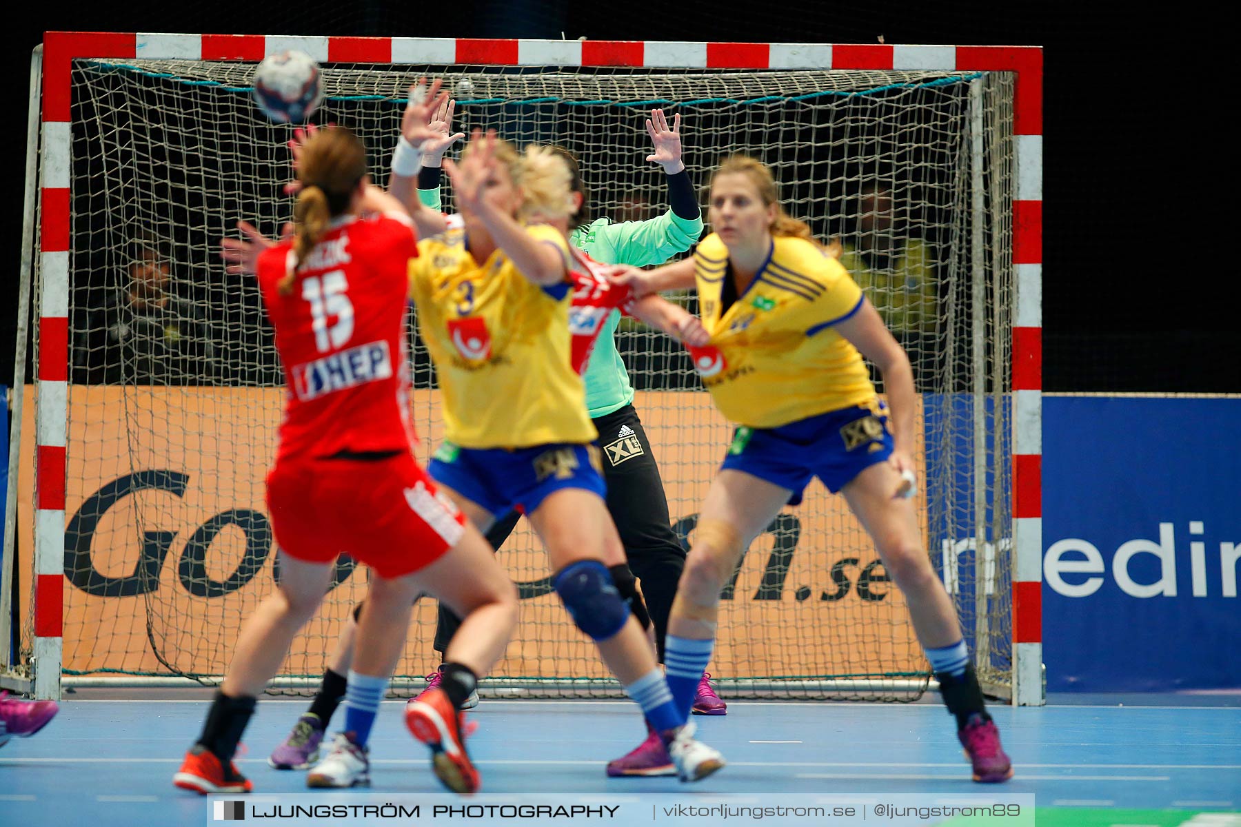 VM-kval Sverige-Kroatien 27-21,dam,Hovet,Stockholm,Sverige,Handboll,,2015,154411