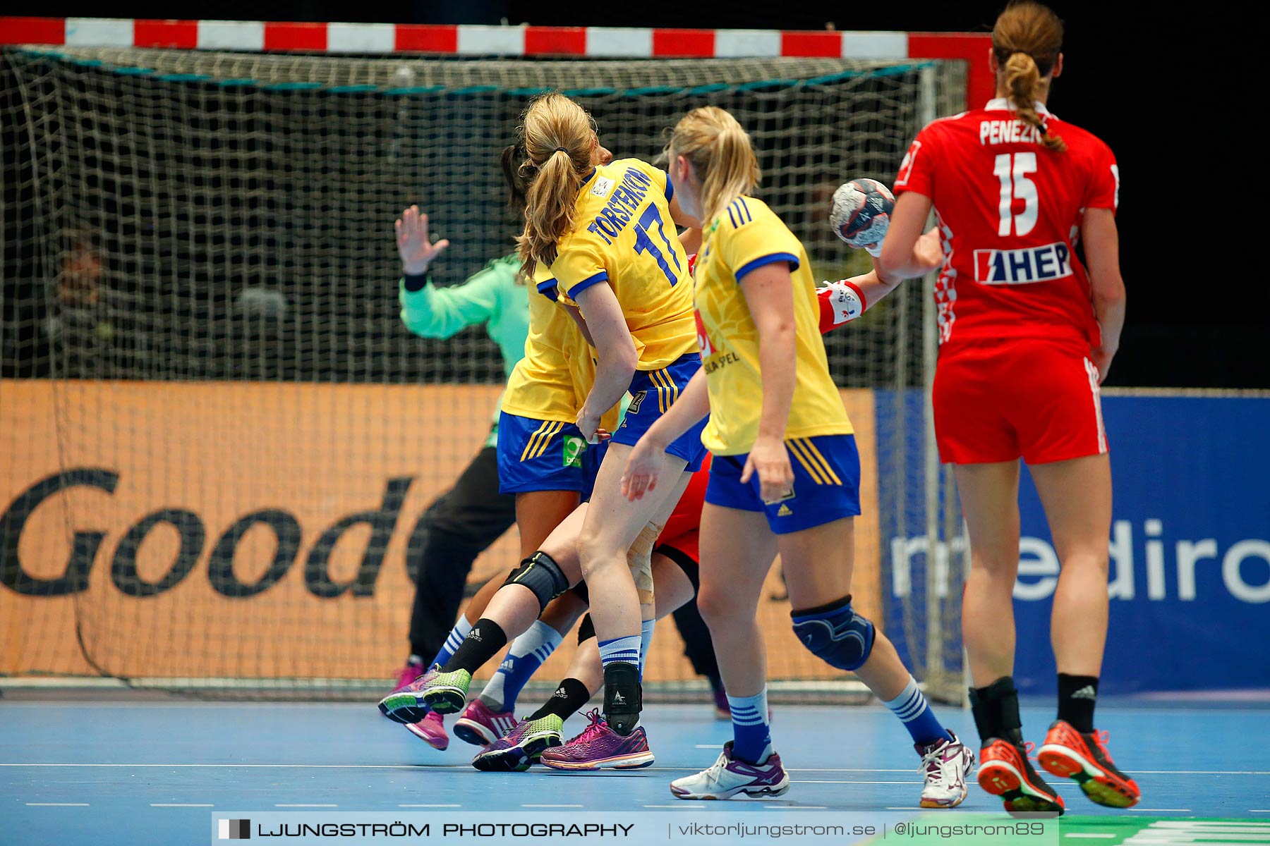 VM-kval Sverige-Kroatien 27-21,dam,Hovet,Stockholm,Sverige,Handboll,,2015,154414