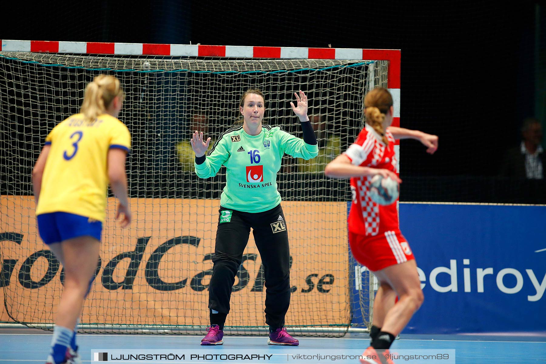 VM-kval Sverige-Kroatien 27-21,dam,Hovet,Stockholm,Sverige,Handboll,,2015,154416