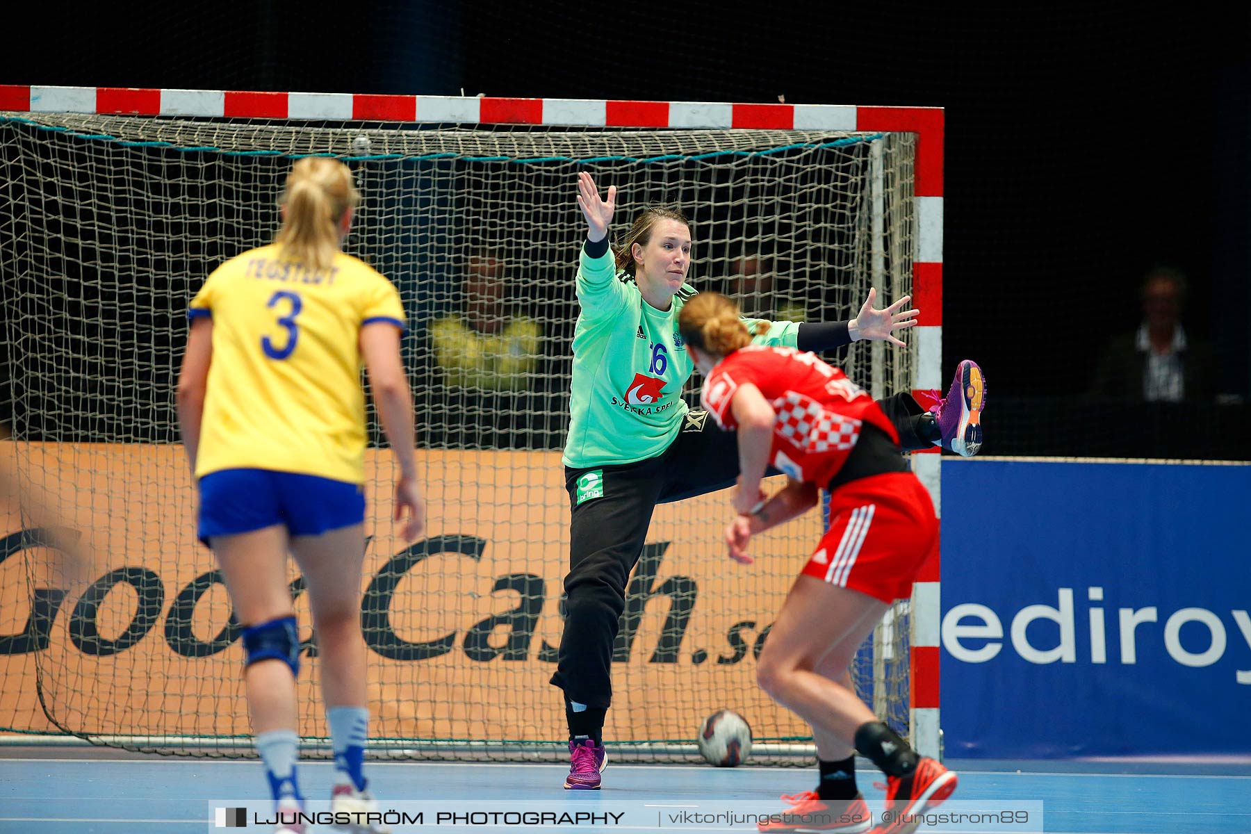 VM-kval Sverige-Kroatien 27-21,dam,Hovet,Stockholm,Sverige,Handboll,,2015,154418