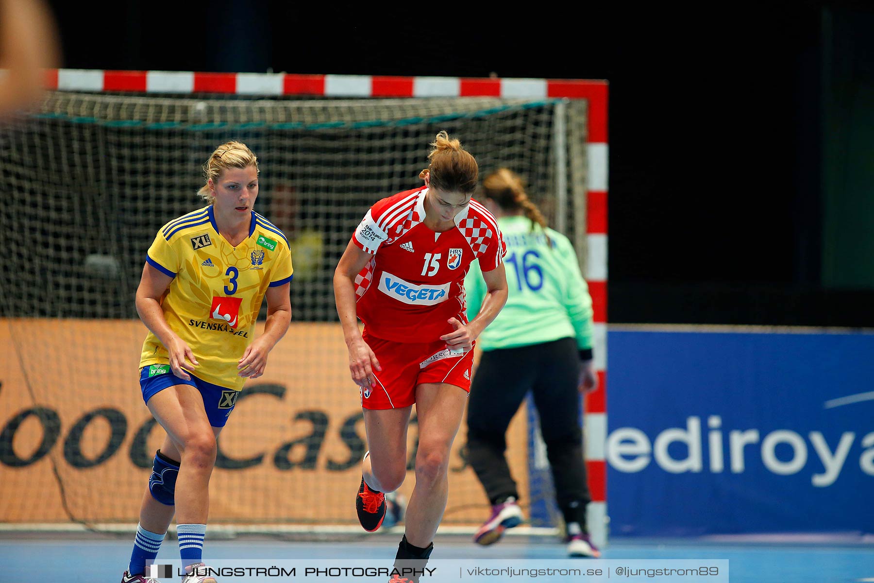 VM-kval Sverige-Kroatien 27-21,dam,Hovet,Stockholm,Sverige,Handboll,,2015,154421