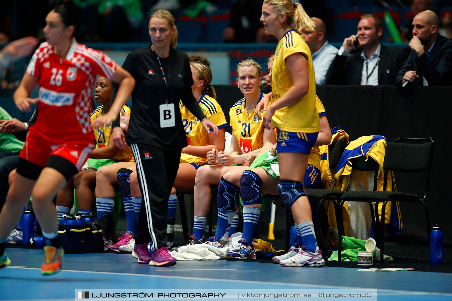 VM-kval Sverige-Kroatien 27-21,dam,Hovet,Stockholm,Sverige,Handboll,,2015,154439