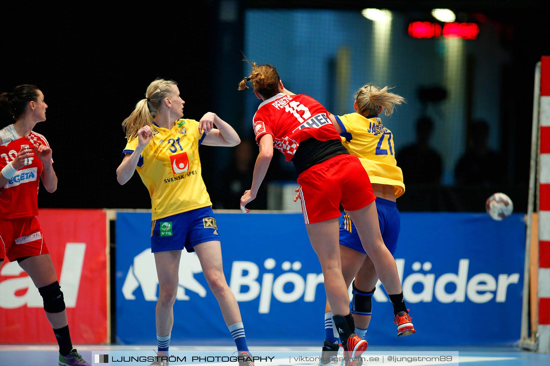 VM-kval Sverige-Kroatien 27-21,dam,Hovet,Stockholm,Sverige,Handboll,,2015,154472