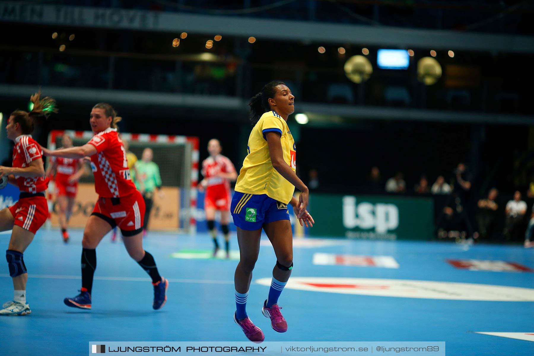 VM-kval Sverige-Kroatien 27-21,dam,Hovet,Stockholm,Sverige,Handboll,,2015,154475