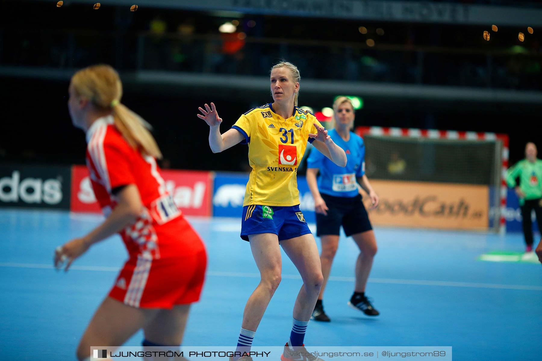 VM-kval Sverige-Kroatien 27-21,dam,Hovet,Stockholm,Sverige,Handboll,,2015,154498