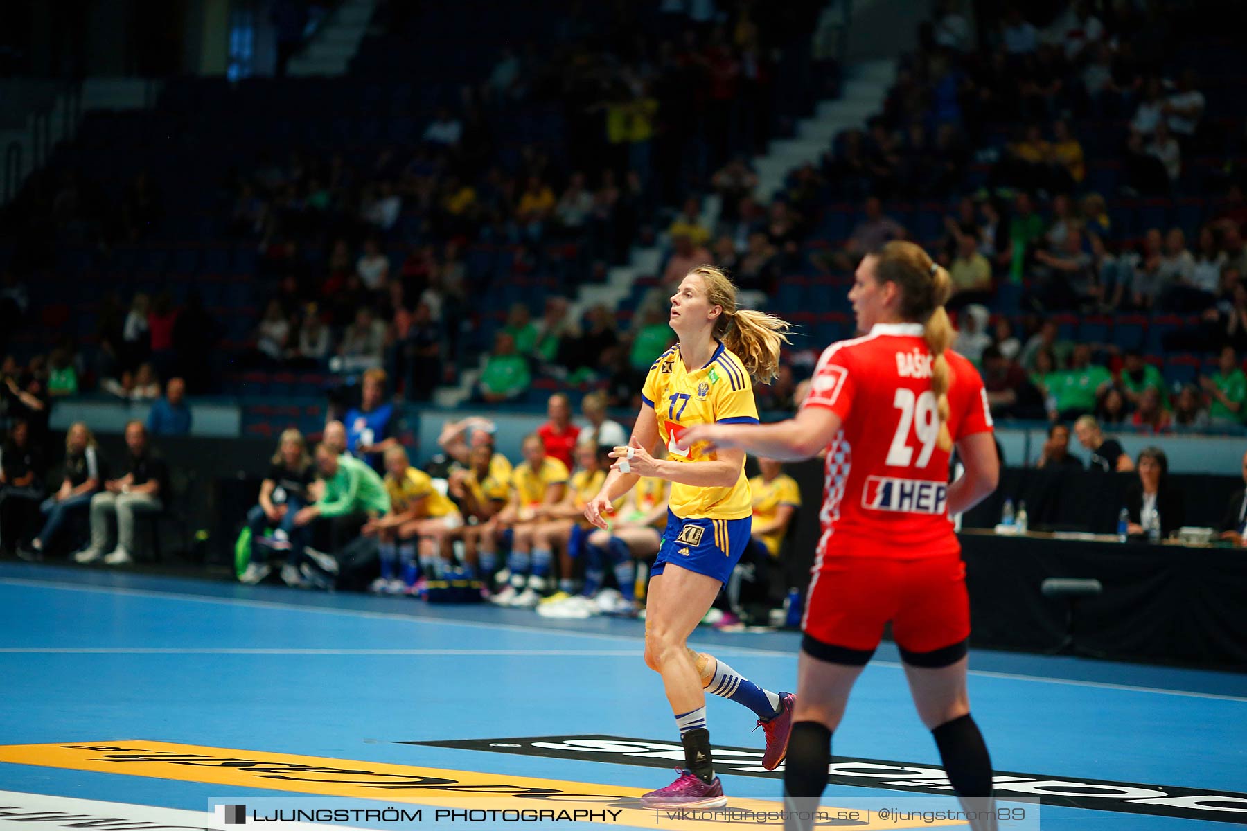 VM-kval Sverige-Kroatien 27-21,dam,Hovet,Stockholm,Sverige,Handboll,,2015,154500