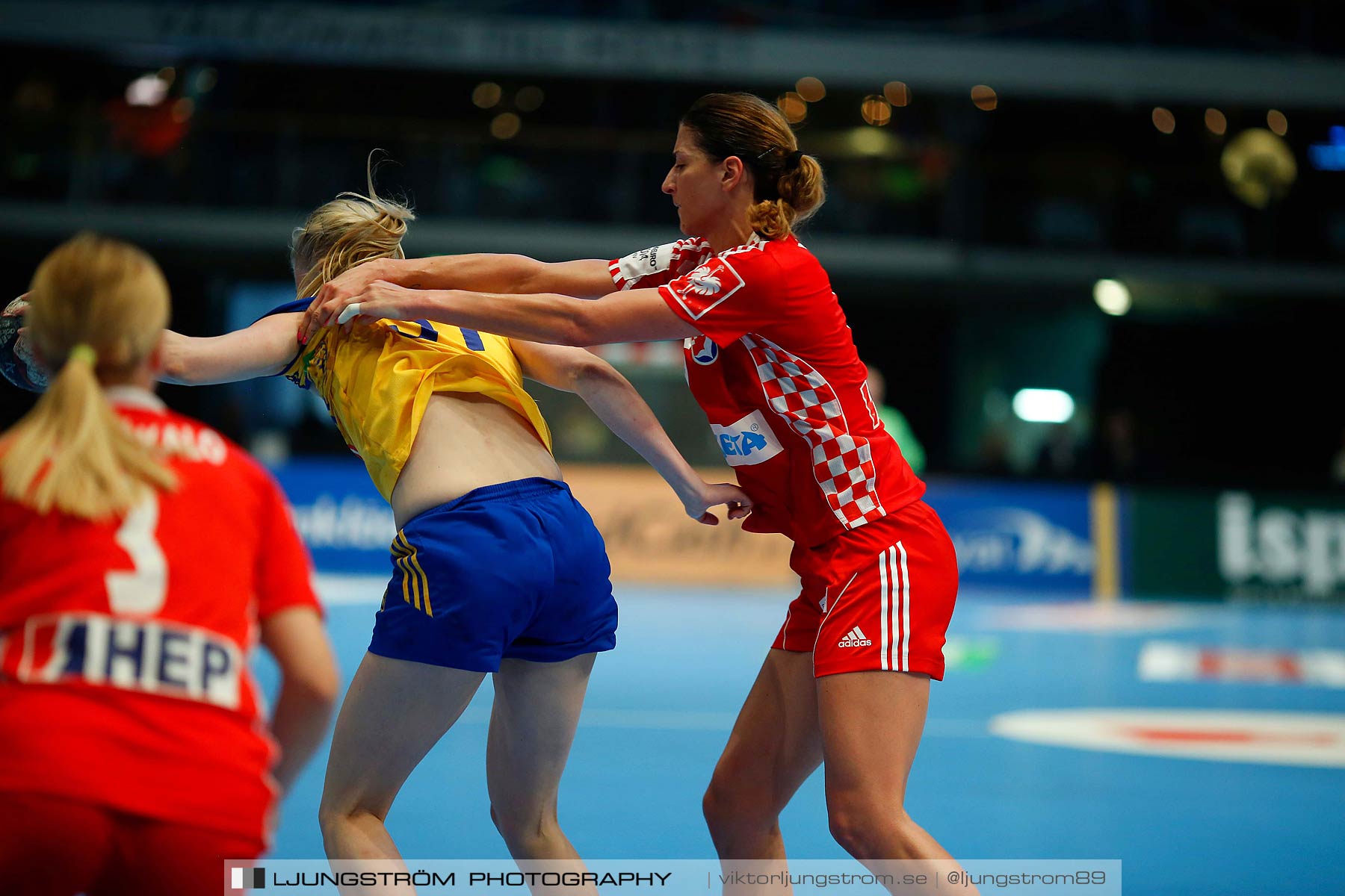 VM-kval Sverige-Kroatien 27-21,dam,Hovet,Stockholm,Sverige,Handboll,,2015,154505